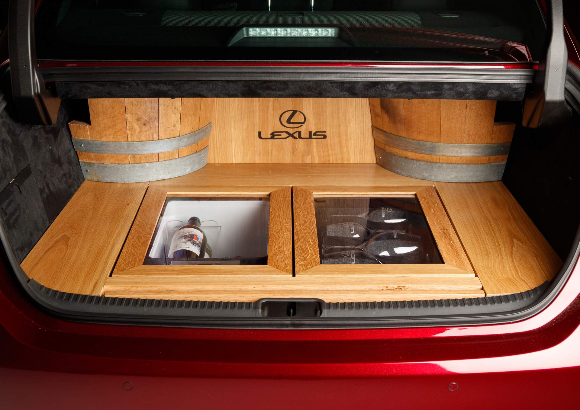 2019 Lexus ES Custom Concept 1 2019 Lexus ES Custom Concept Has A Wine Cellar In Its Trunk