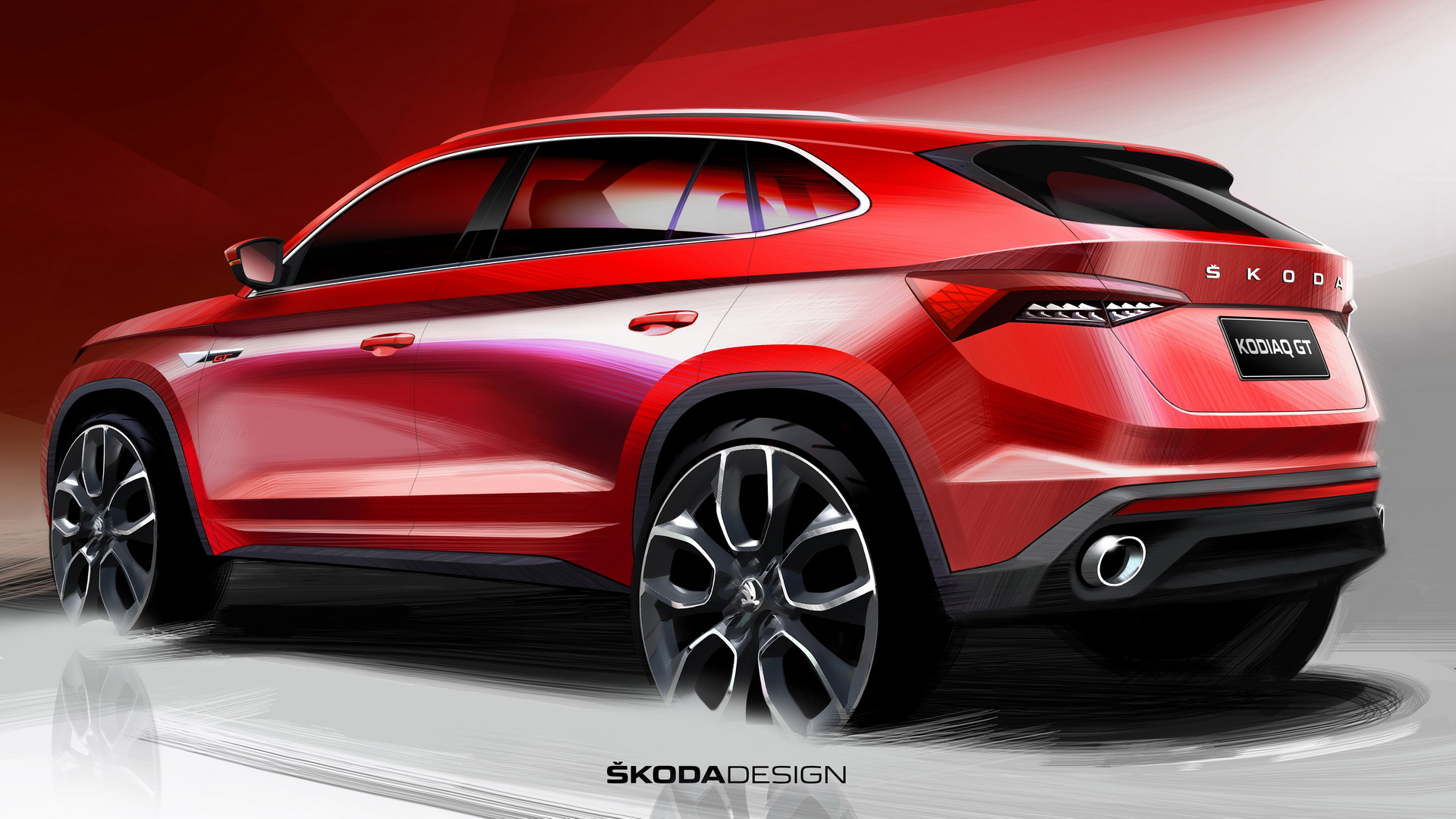 2019 skoda kodiaq gt 2 Skoda Confirms China-Only Kodiaq GT Coupe Crossover With A Trio Of Sketches