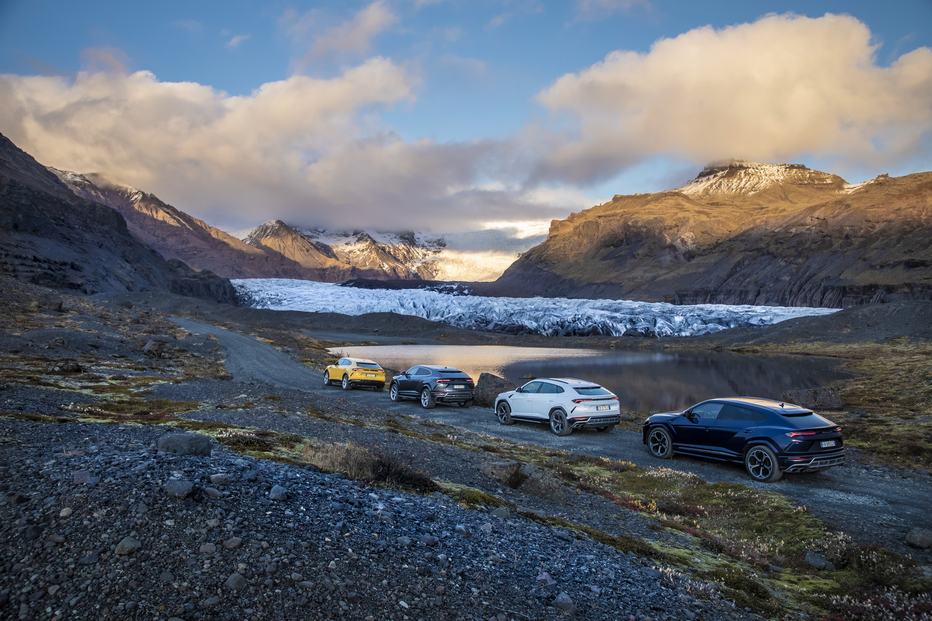 lamborghini sends urus to iceland 11 Lamborghini Sends Small Army Of Urus SUVs To Conquer Iceland