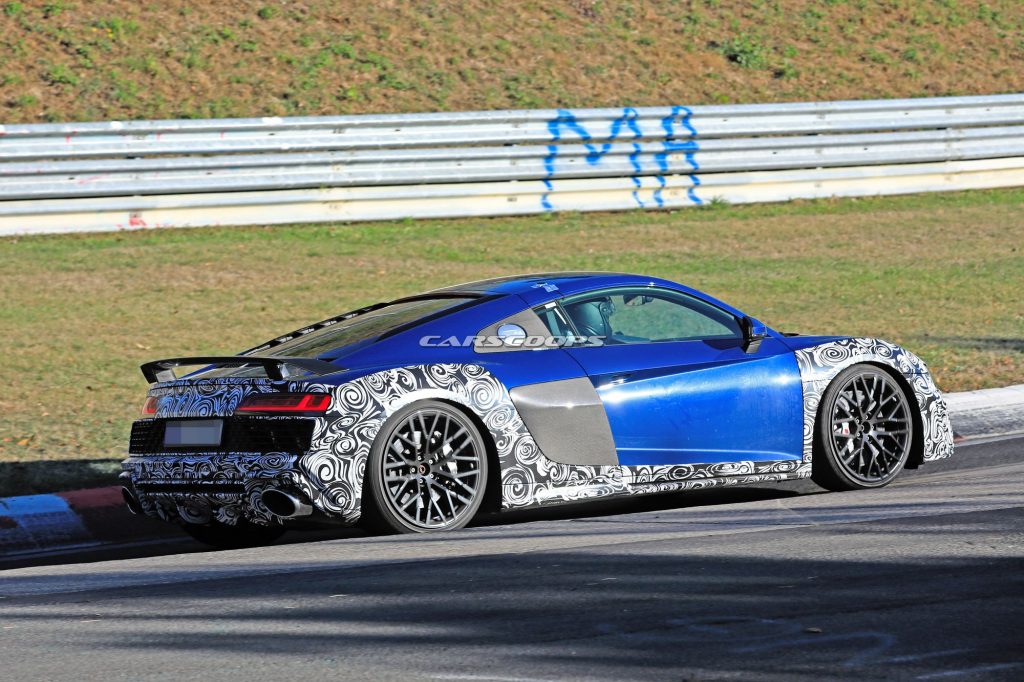 Audi Takes Its Facelifted R8 To The Nurburgring | Carscoops