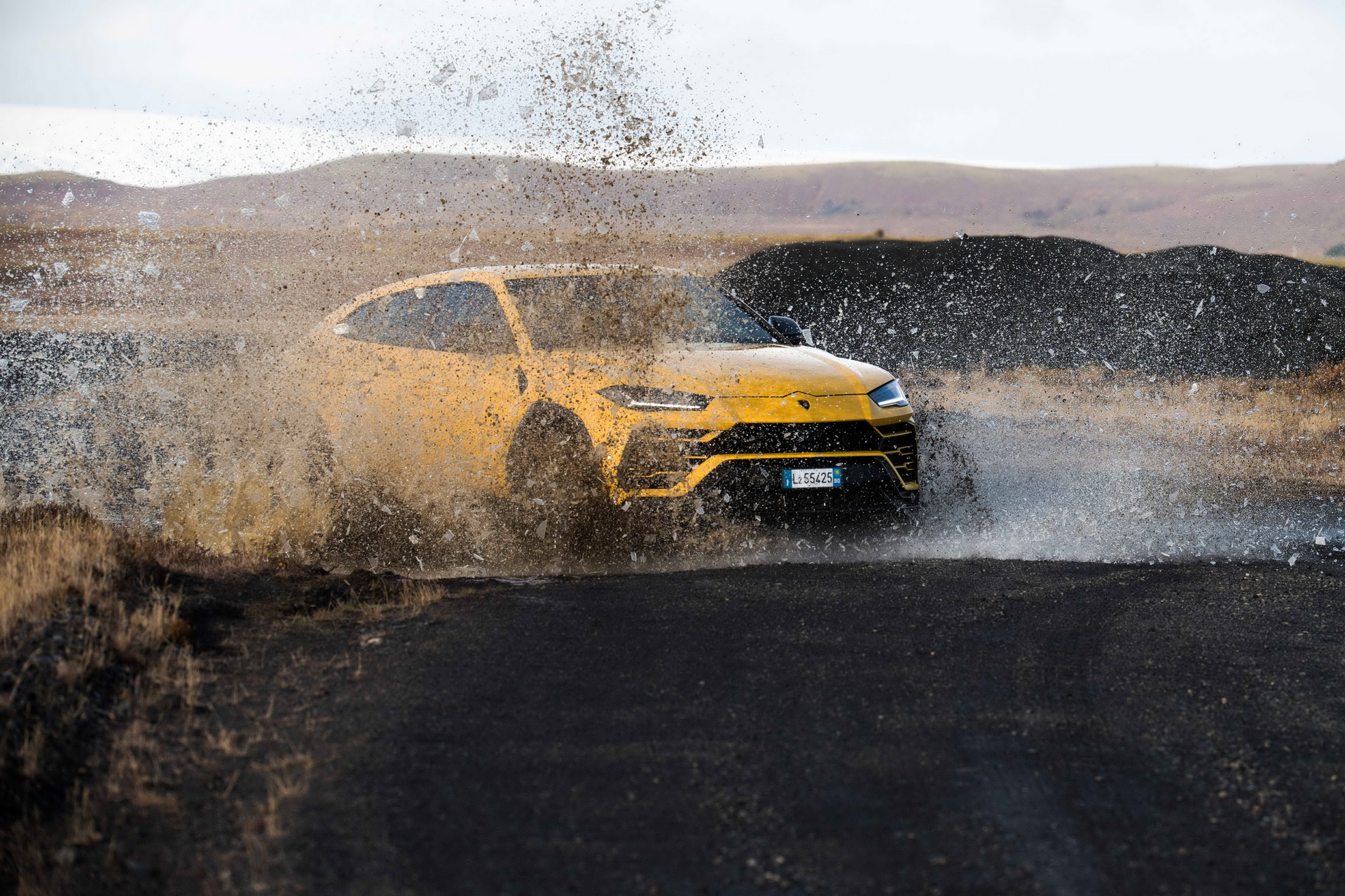 lamborghini sends urus to iceland 48 Lamborghini Sends Small Army Of Urus SUVs To Conquer Iceland