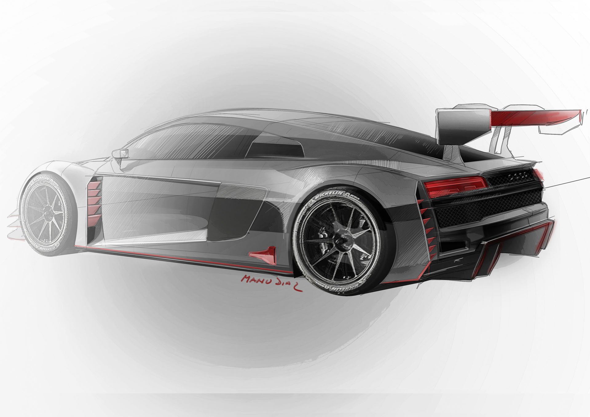 audi r8 lms paris live pics 28 New Audi R8 LMS Racer Gives Us A First Taste Of Upcoming R8 Facelift