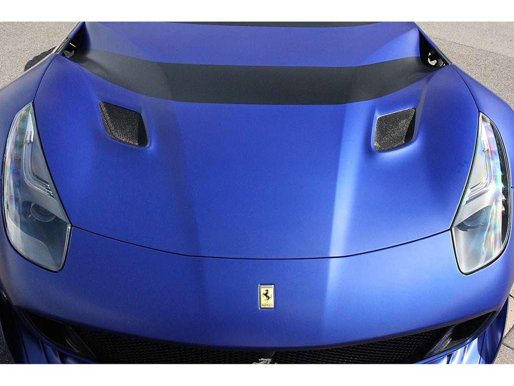 Ferrari-F12-Used-7 55-Mile Ferrari F12tdf Is A Matte Blue Million-Dollar Masterpiece