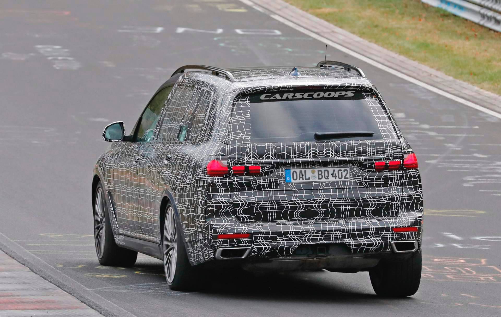 Alpina XD7 spy shots 11 Alpina XD7 Prototype Unleashed On The ‘Ring Is The Diesel-Powered BMW X7M