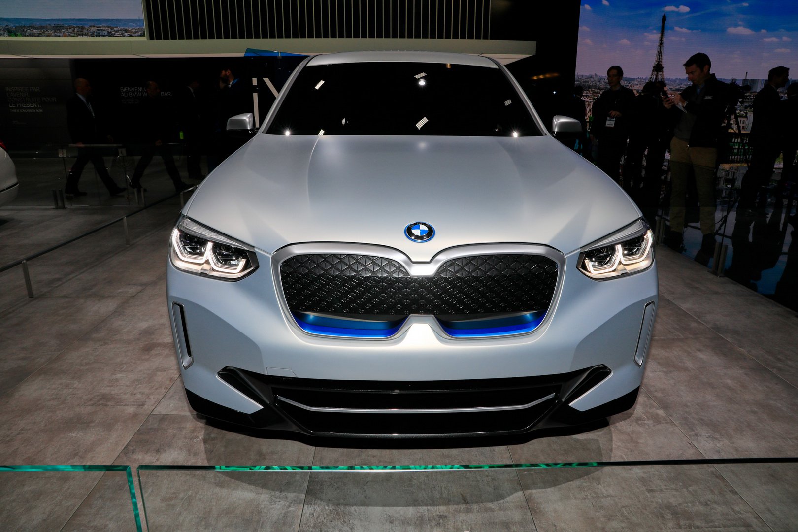 BMW iX3 Concept at Paris Auto Show 4 BMW R&D Boss Says EV Frenzy Is “Irrational,” Defends Diesel