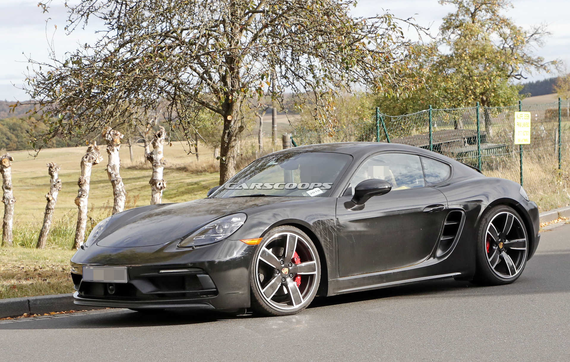 2019 porsche cayman t spy shots 3 2019 Porsche 718 Cayman T Prototype Caught On Its Way To The Track