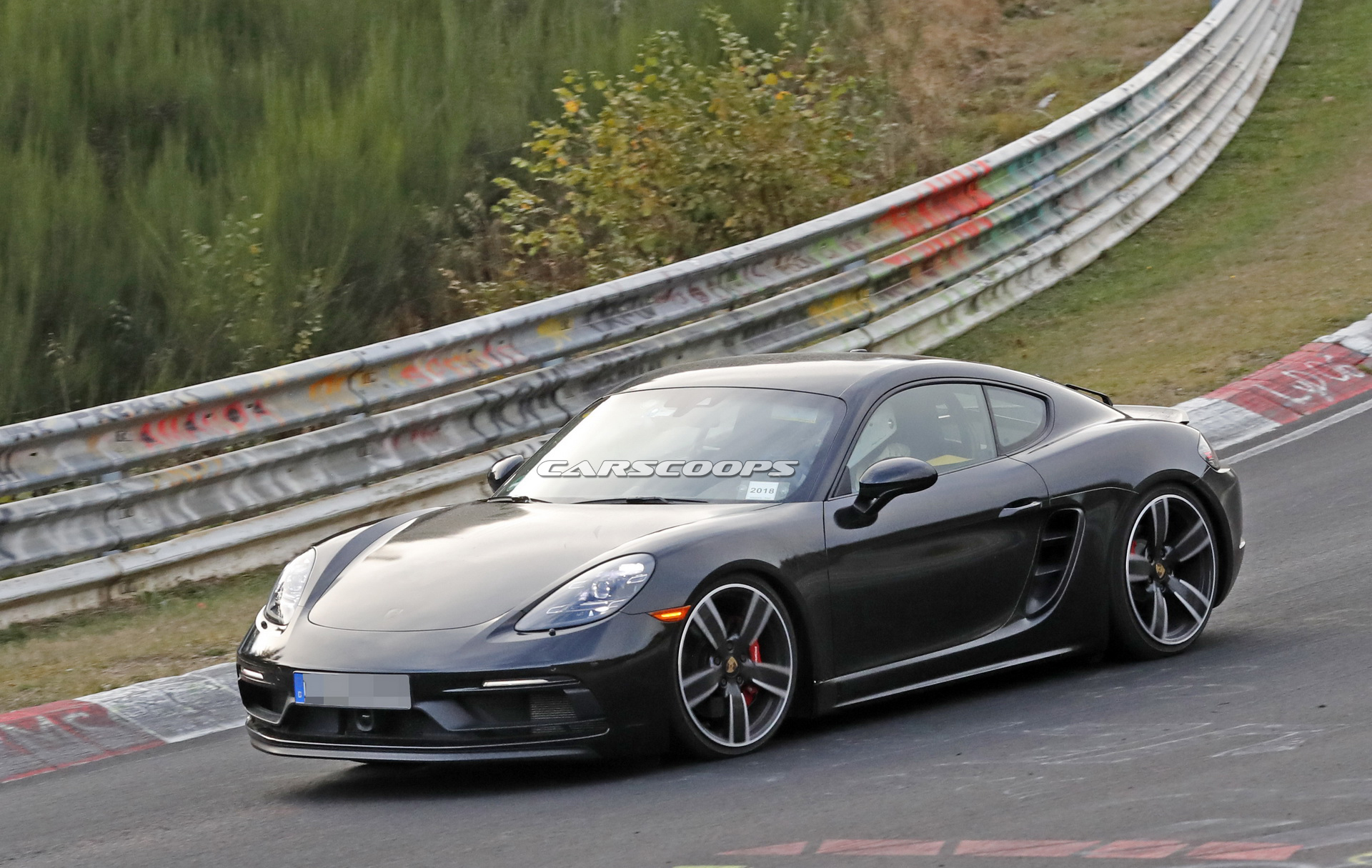 2019 porsche cayman t spy shots 13 2019 Porsche 718 Cayman T Prototype Caught On Its Way To The Track