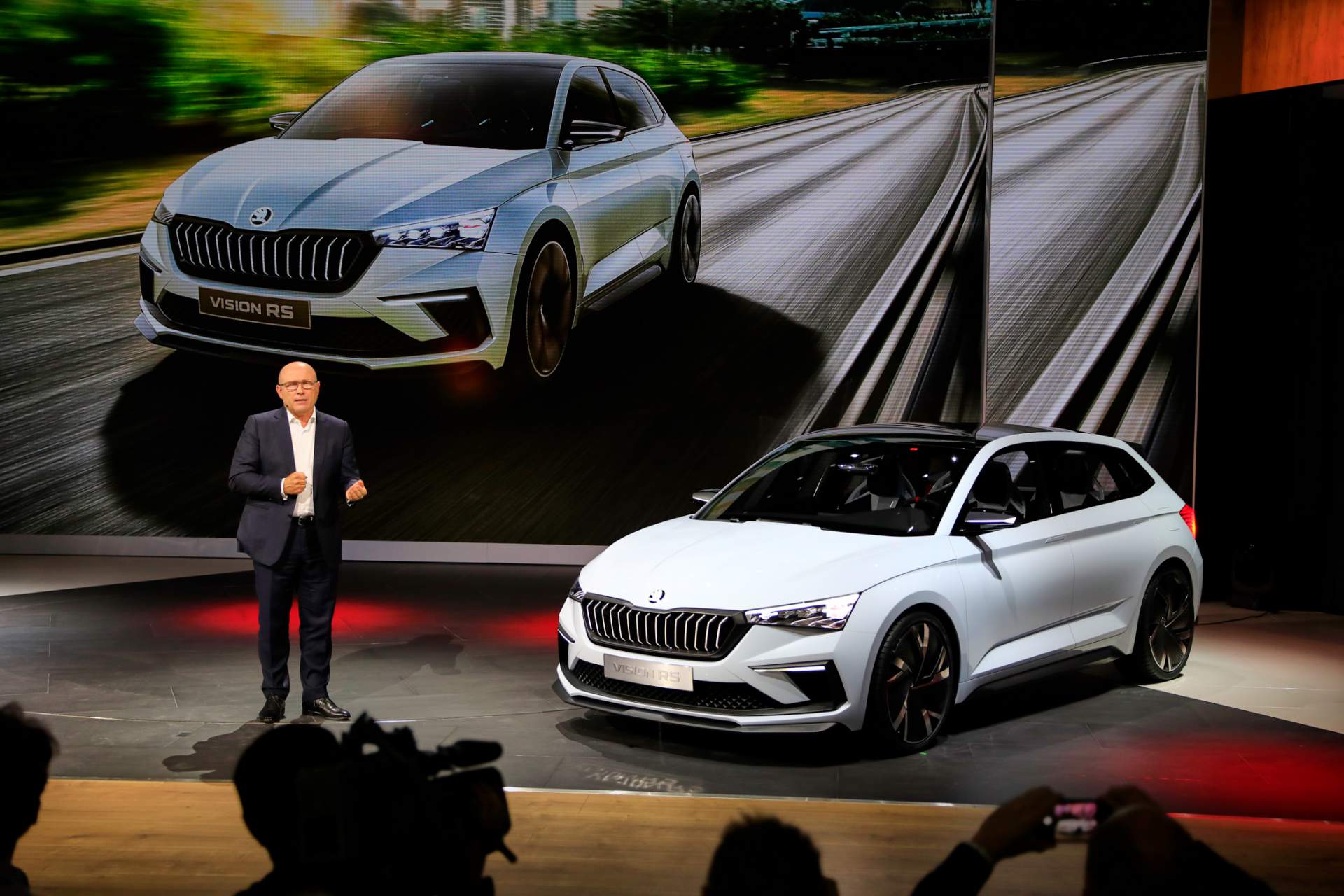 Auto Salon Paris / Mondial Paris Motor Show 2018, France, Paris, 01 245PS Skoda Vision RS Electrified Hot Hatch Concept Revealed In The Metal