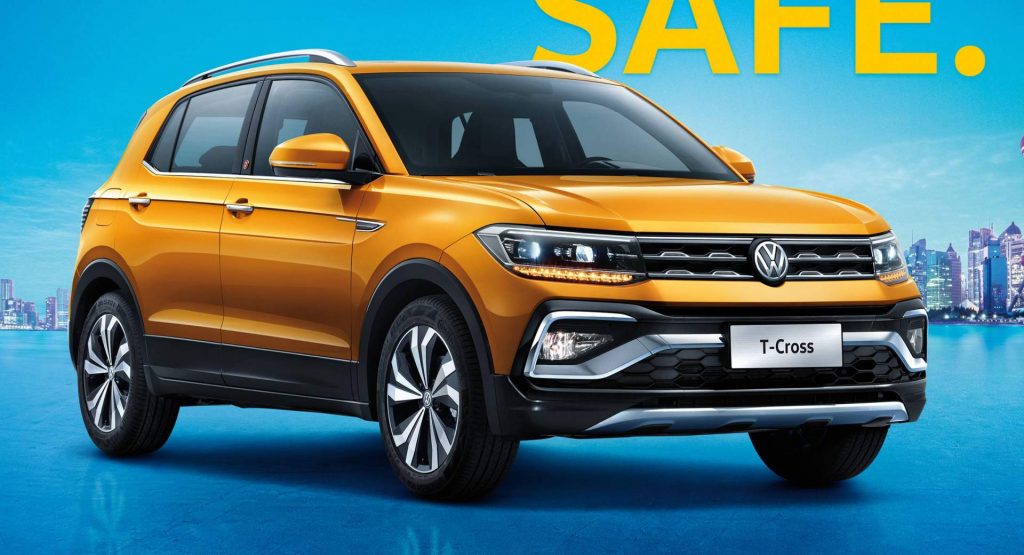  China’s VW T-Cross Has Tiguan-Like Face, See How South America’s Model Looks Too