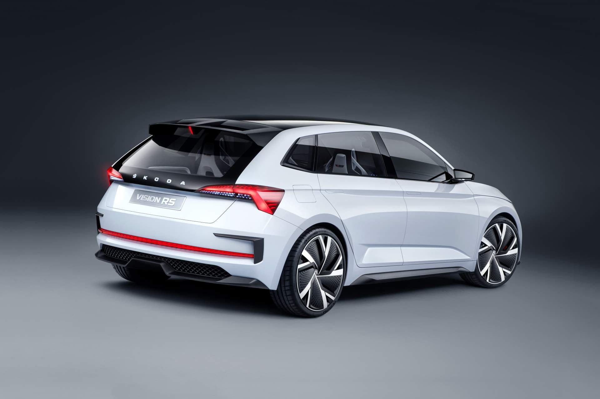 Skoda-Vision-RS-Concept-20 245PS Skoda Vision RS Electrified Hot Hatch Concept Revealed In The Metal