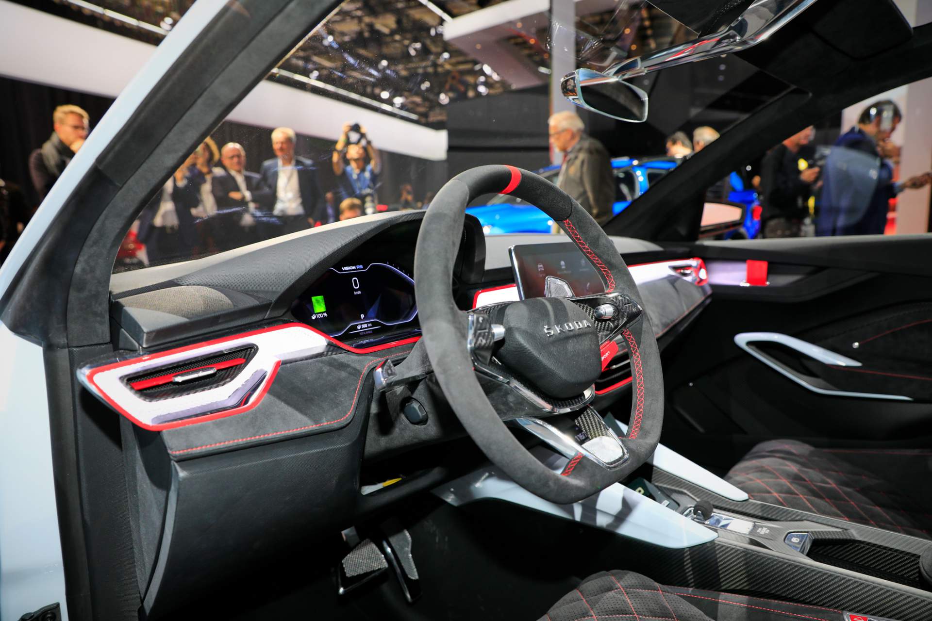 Auto Salon Paris / Mondial Paris Motor Show 2018, France, Paris, 01 245PS Skoda Vision RS Electrified Hot Hatch Concept Revealed In The Metal