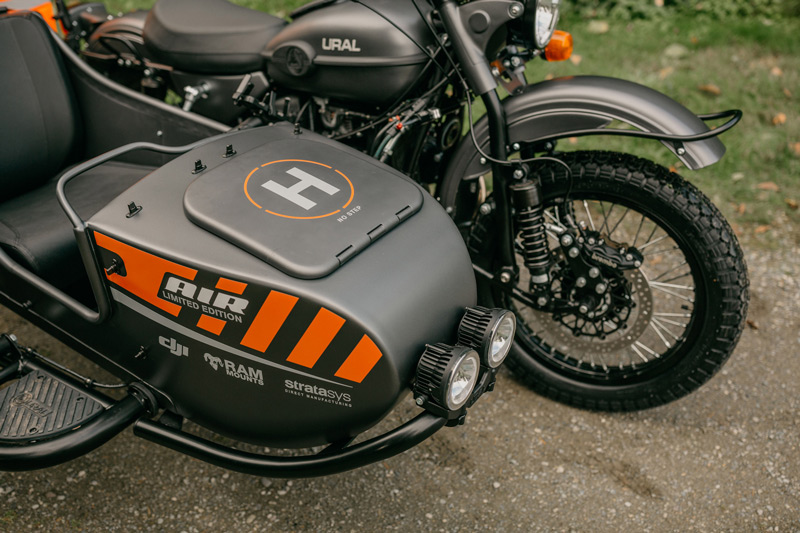 sm-ural-air-compartment-closed Ural Air Puts A Drone In A Sidecar To Capture Your Off-Road Adventures
