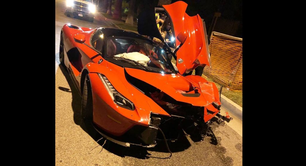 A LaFerrari, Allegedly Celebrity-Owned, Crashed In Beverly Hills