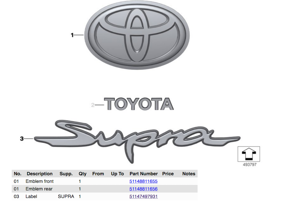 Toyota-Supra-Parts-Diagram-2 Leaked Parts Diagram Reveals Details Regarding New Toyota Supra
