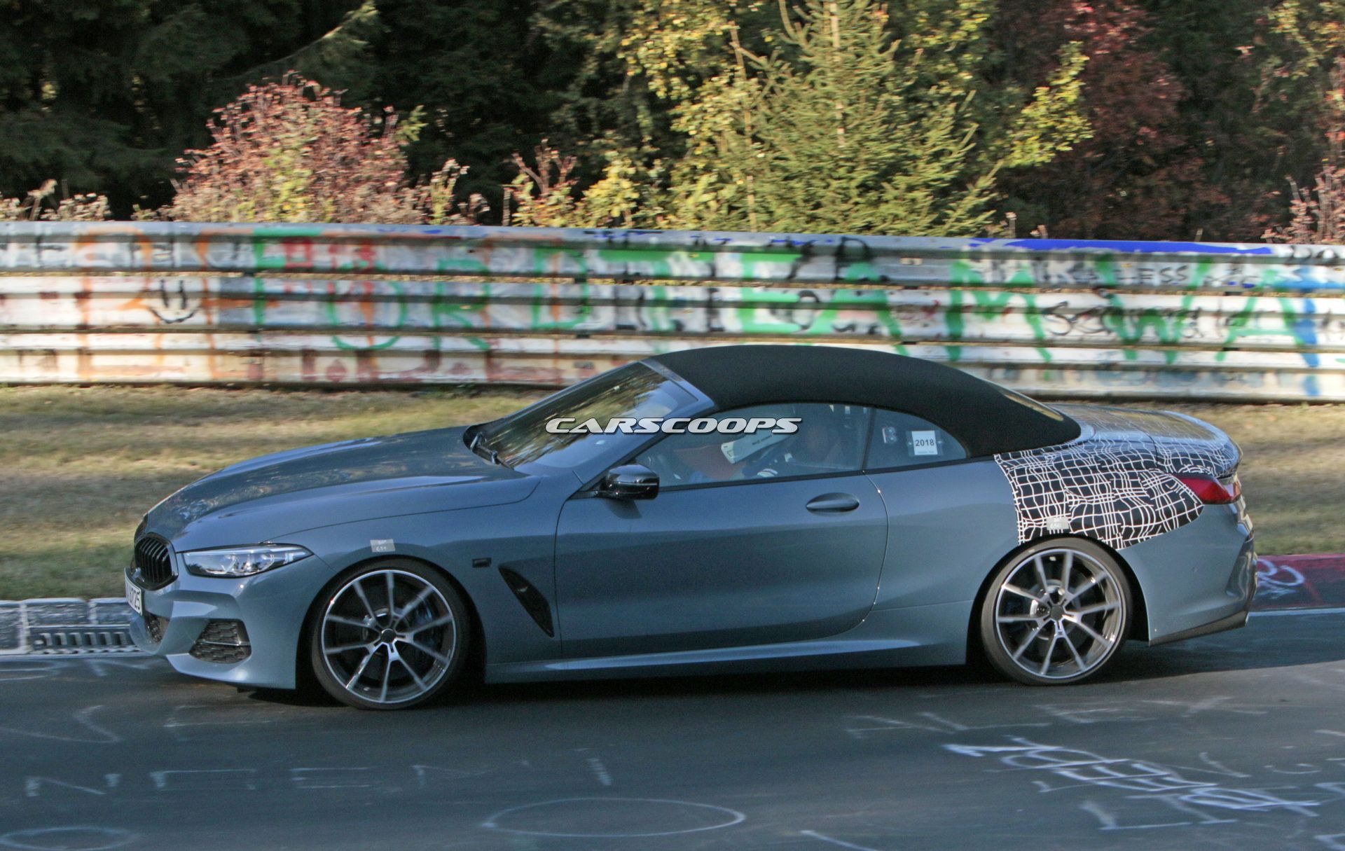 BMW-8-Series-Convertible-Nurburgring-5 Scoop: 2019 BMW 8-Series Convertible Out Of Its Natural Habitat During ‘Ring Tests