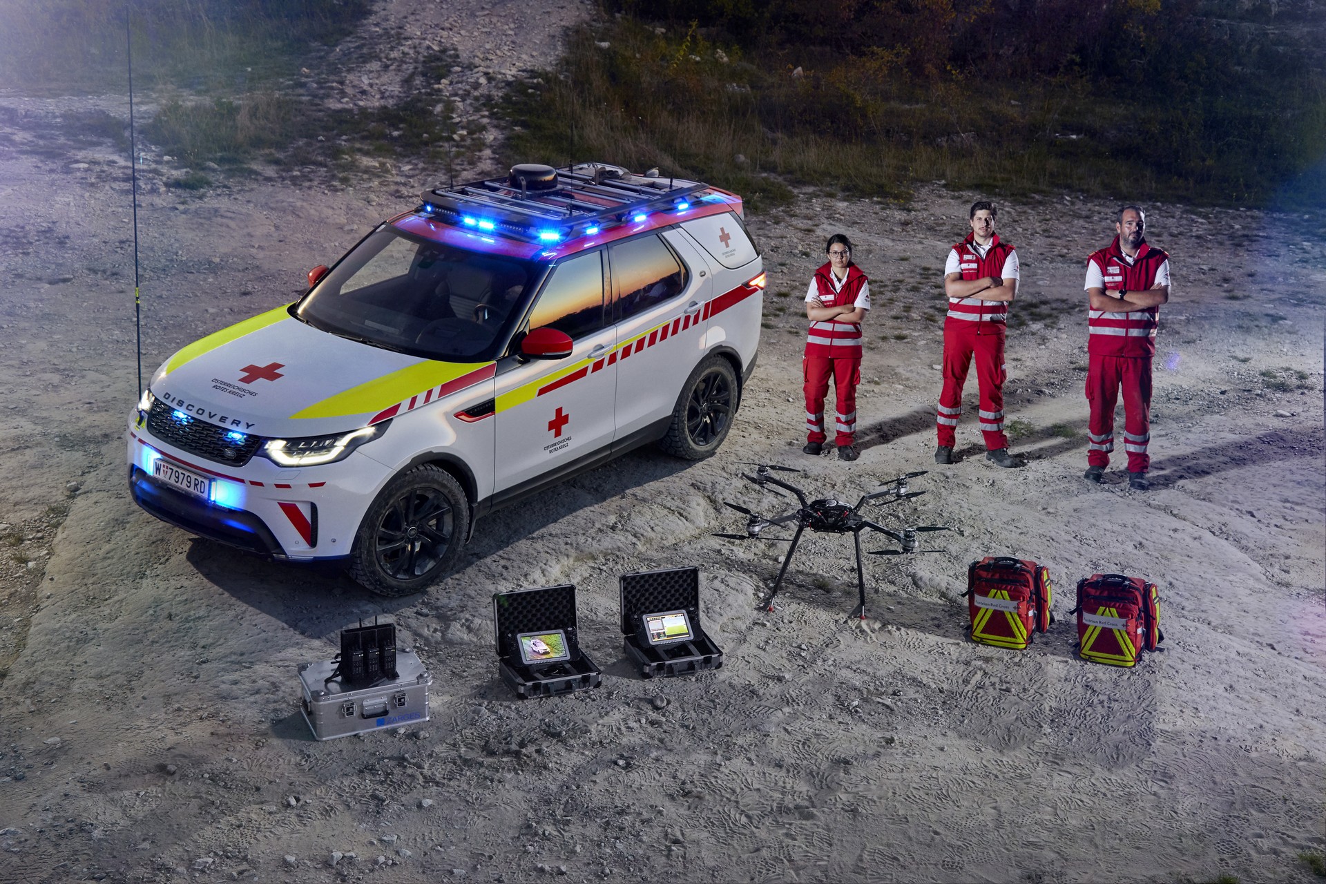 Land Rover Discovery Emergency Response Vehicle-46 Land Rover SVO Builds A One-Off Discovery Emergency Vehicle Complete With A Drone