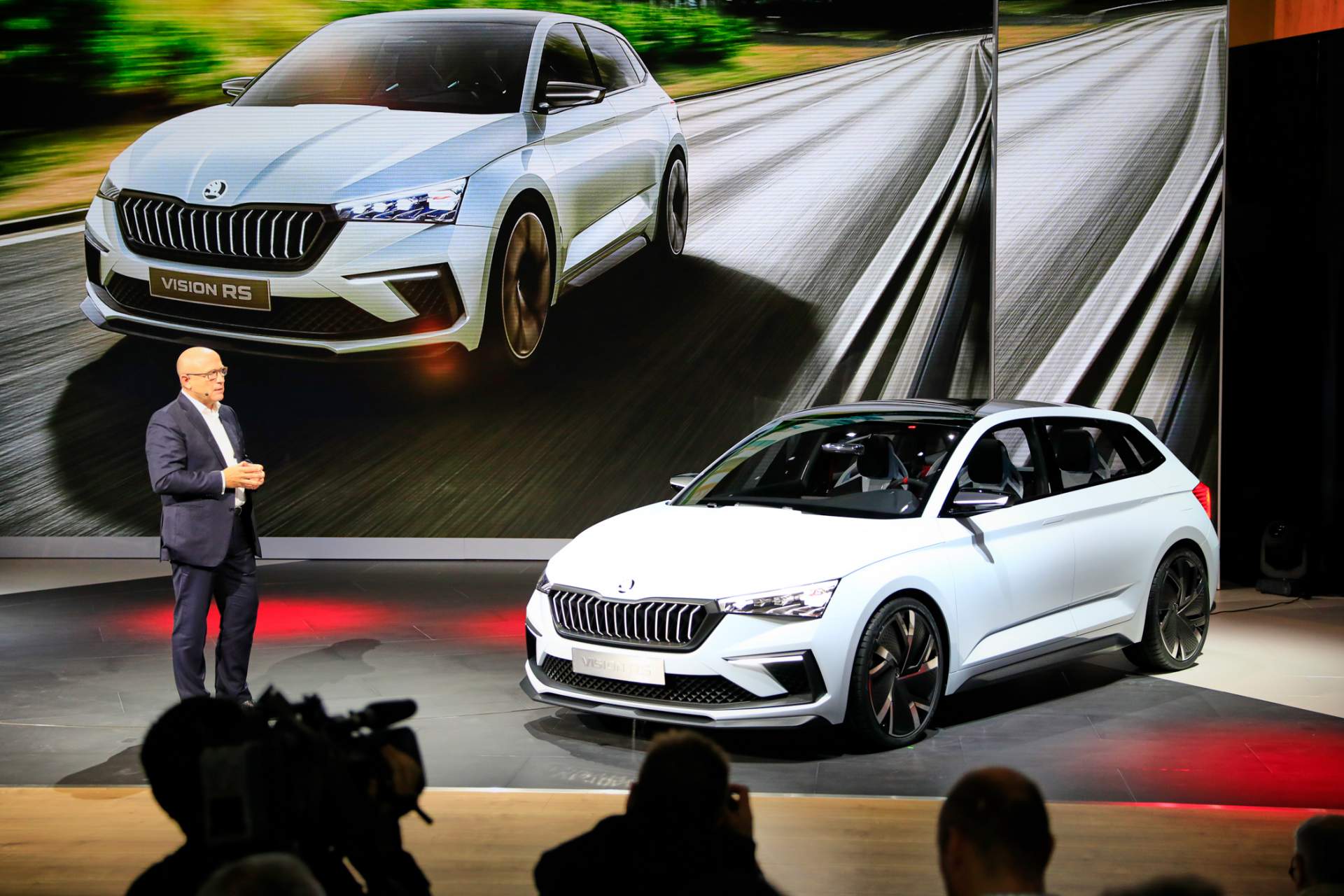 Auto Salon Paris / Mondial Paris Motor Show 2018, France, Paris, 01 245PS Skoda Vision RS Electrified Hot Hatch Concept Revealed In The Metal