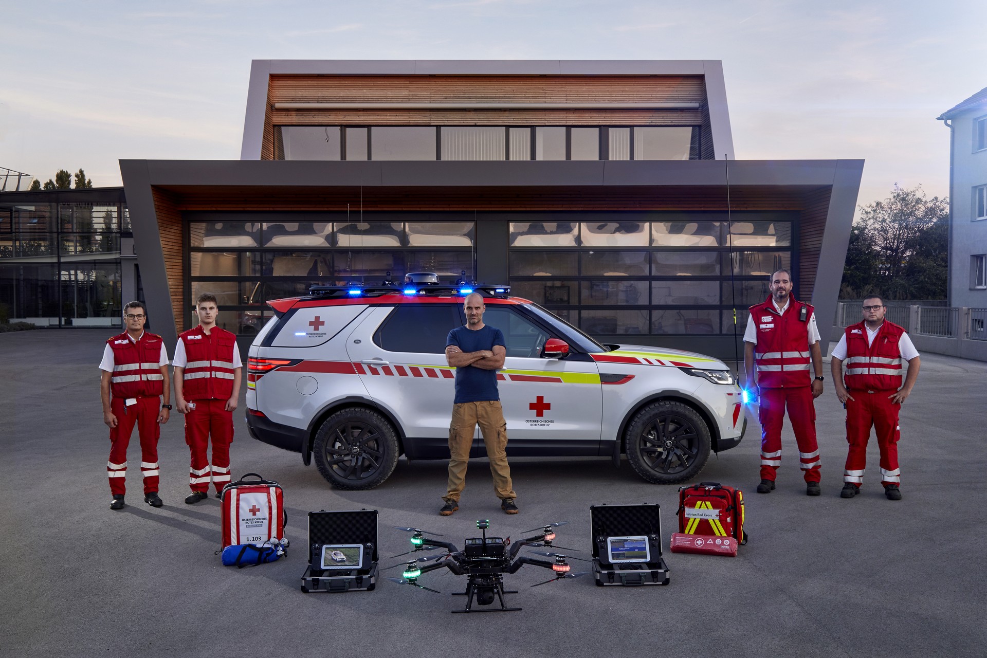 Land Rover Discovery Emergency Response Vehicle-48 Land Rover SVO Builds A One-Off Discovery Emergency Vehicle Complete With A Drone