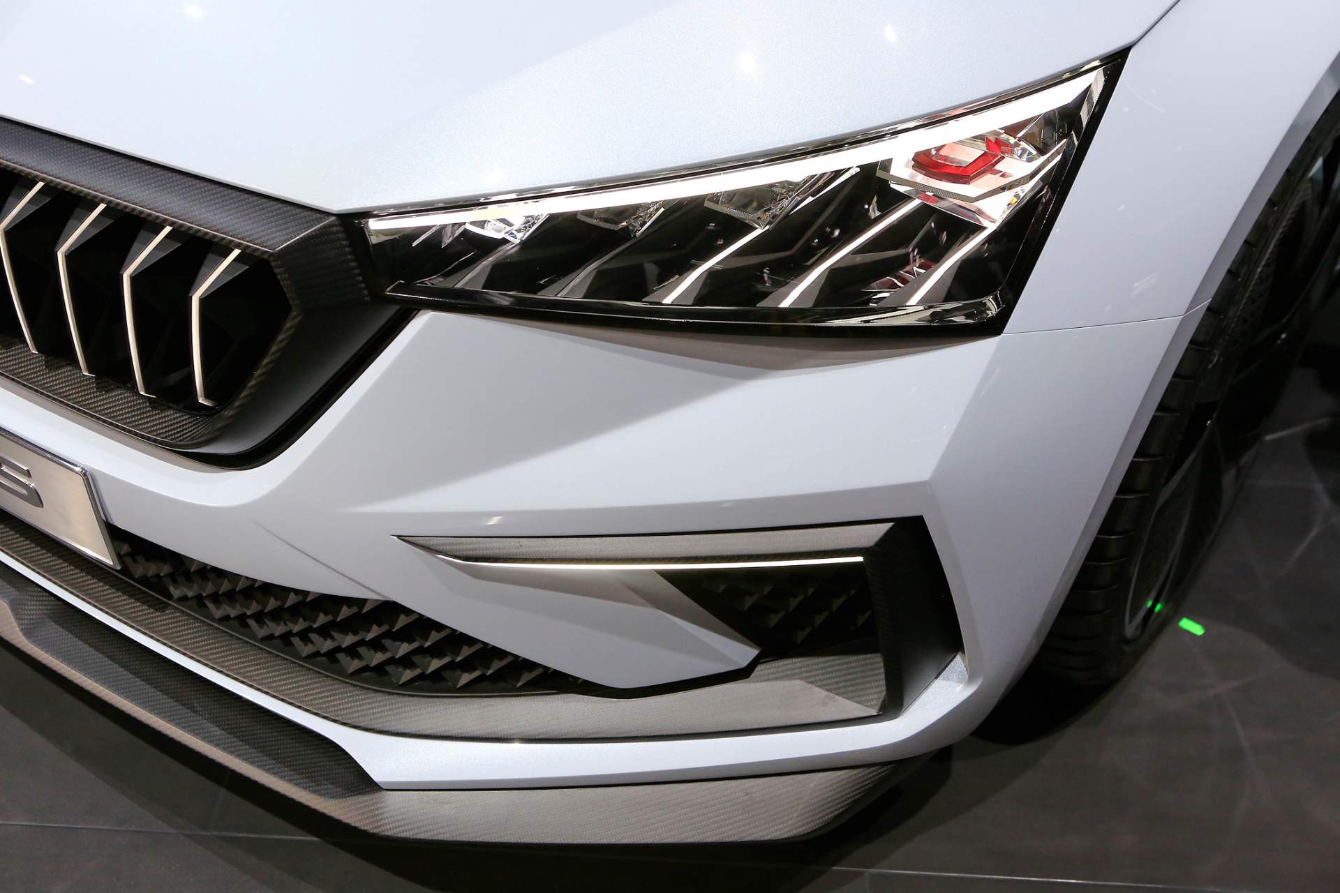 Auto Salon Paris / Mondial Paris Motor Show 2018, France, Paris, 01 245PS Skoda Vision RS Electrified Hot Hatch Concept Revealed In The Metal