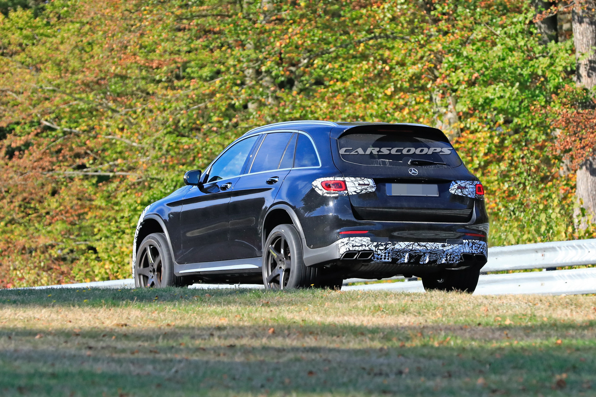2019 mercedes amg glc63 facelift spy 29 2020 Mercedes-AMG GLC 63 Gets A Mild Makeover, Coming Next Year