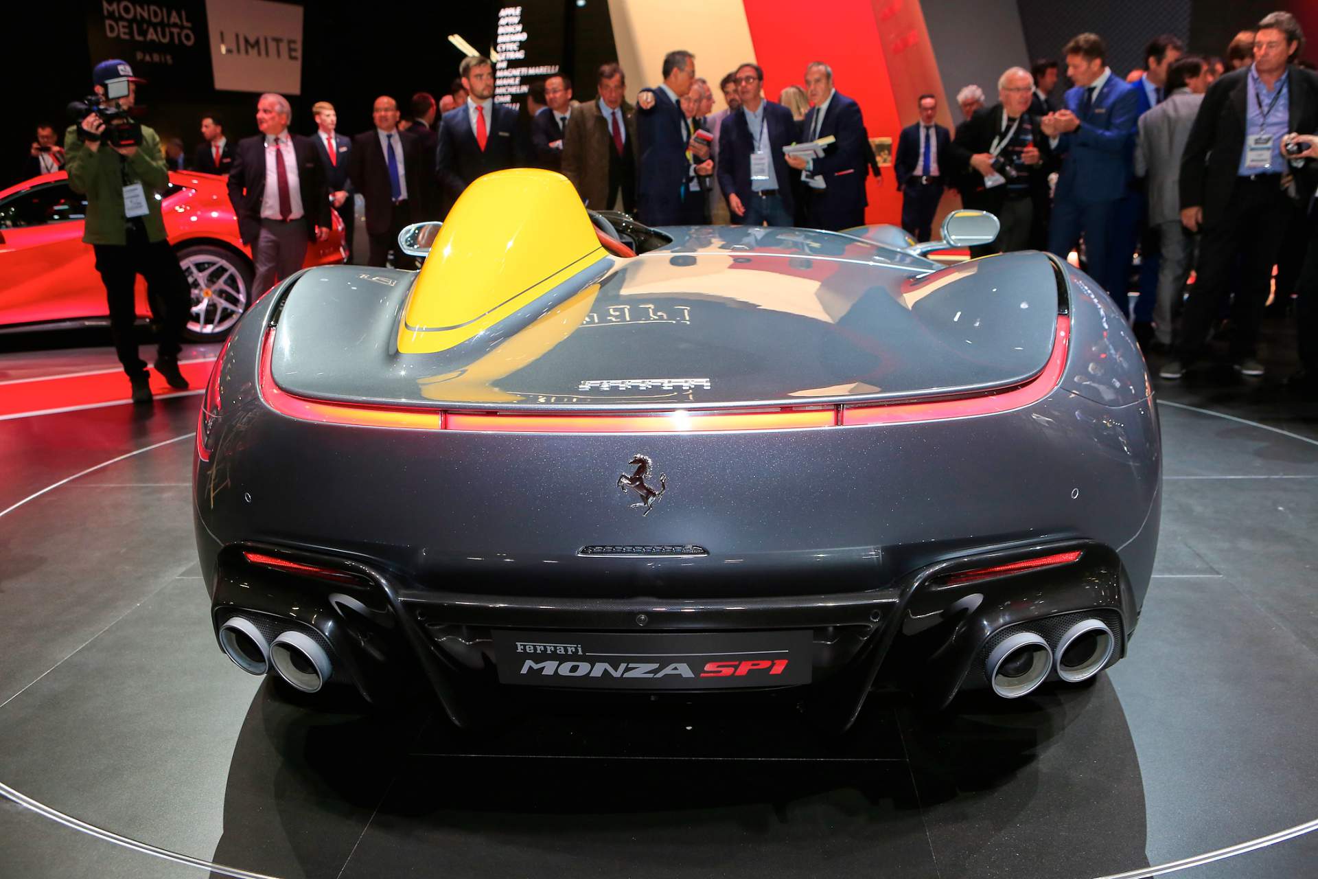 Auto Salon Paris / Mondial Paris Motor Show 2018, France, Paris, 02 Ferrari Monza SP1 And SP2 Look Absolutely Stunning In The Flesh
