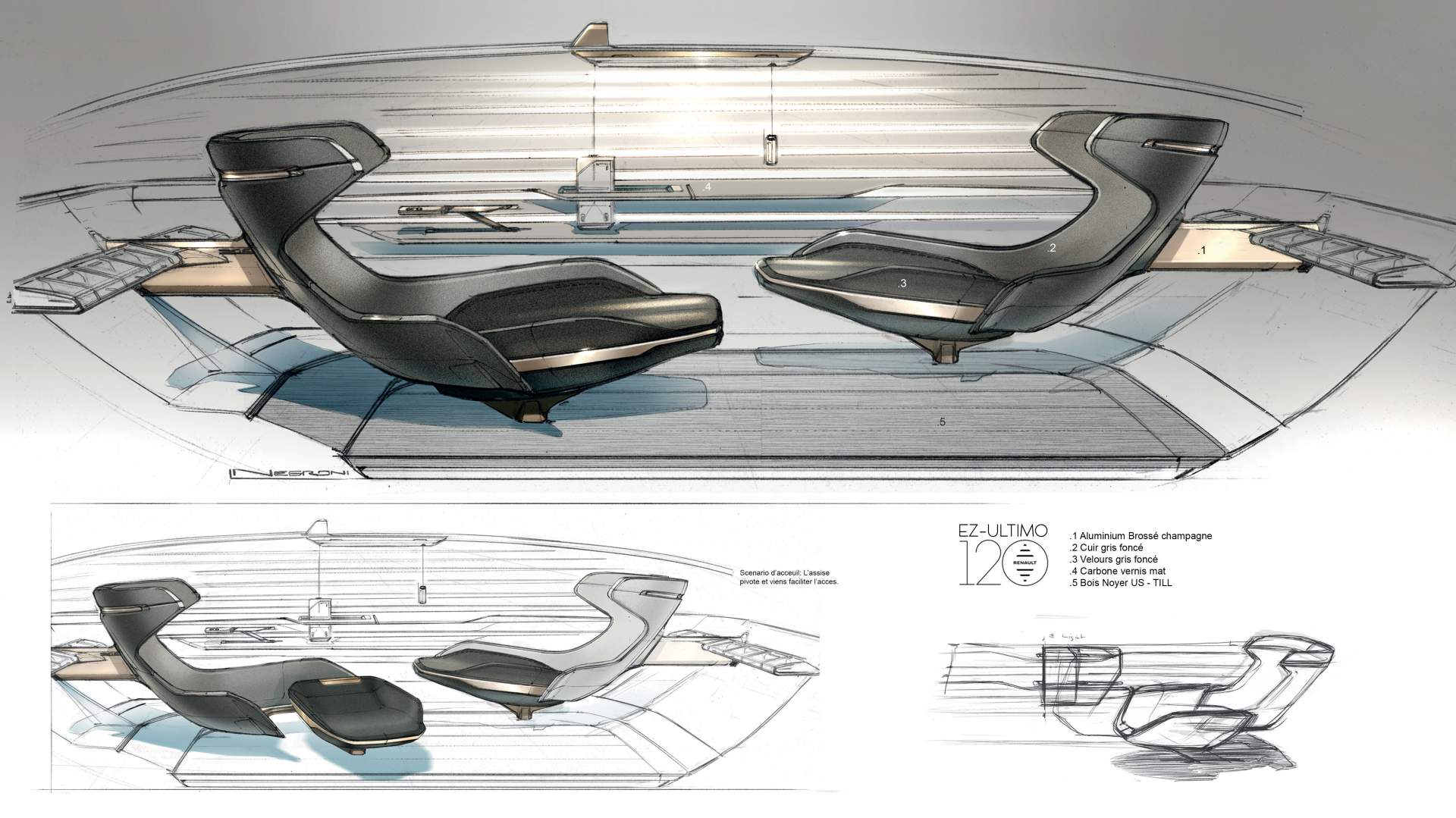 Renault EZ Ultimo Concept 115 Renault EZ-Ultimo Concept Envisions Self-Driving Luxury Lounge