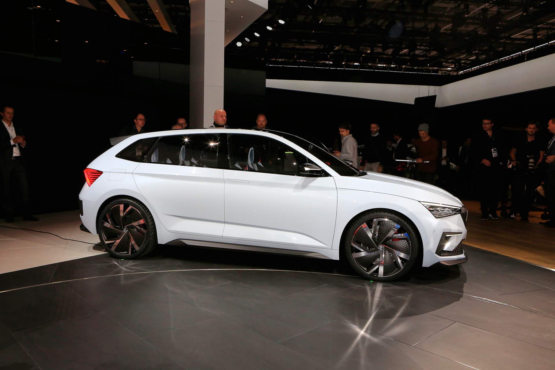 Auto Salon Paris / Mondial Paris Motor Show 2018, France, Paris, 01 245PS Skoda Vision RS Electrified Hot Hatch Concept Revealed In The Metal