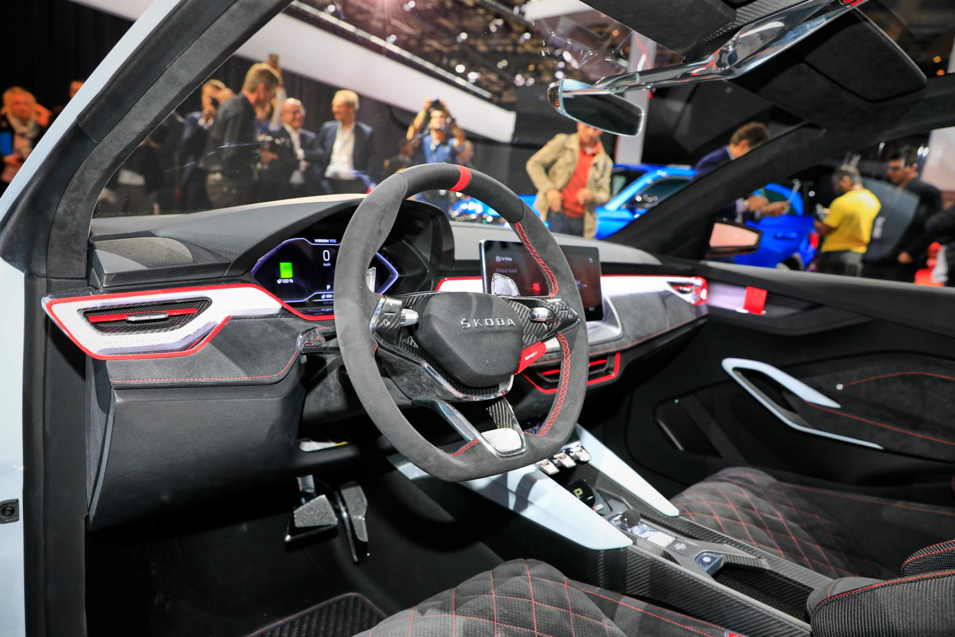 Auto Salon Paris / Mondial Paris Motor Show 2018, France, Paris, 01 245PS Skoda Vision RS Electrified Hot Hatch Concept Revealed In The Metal