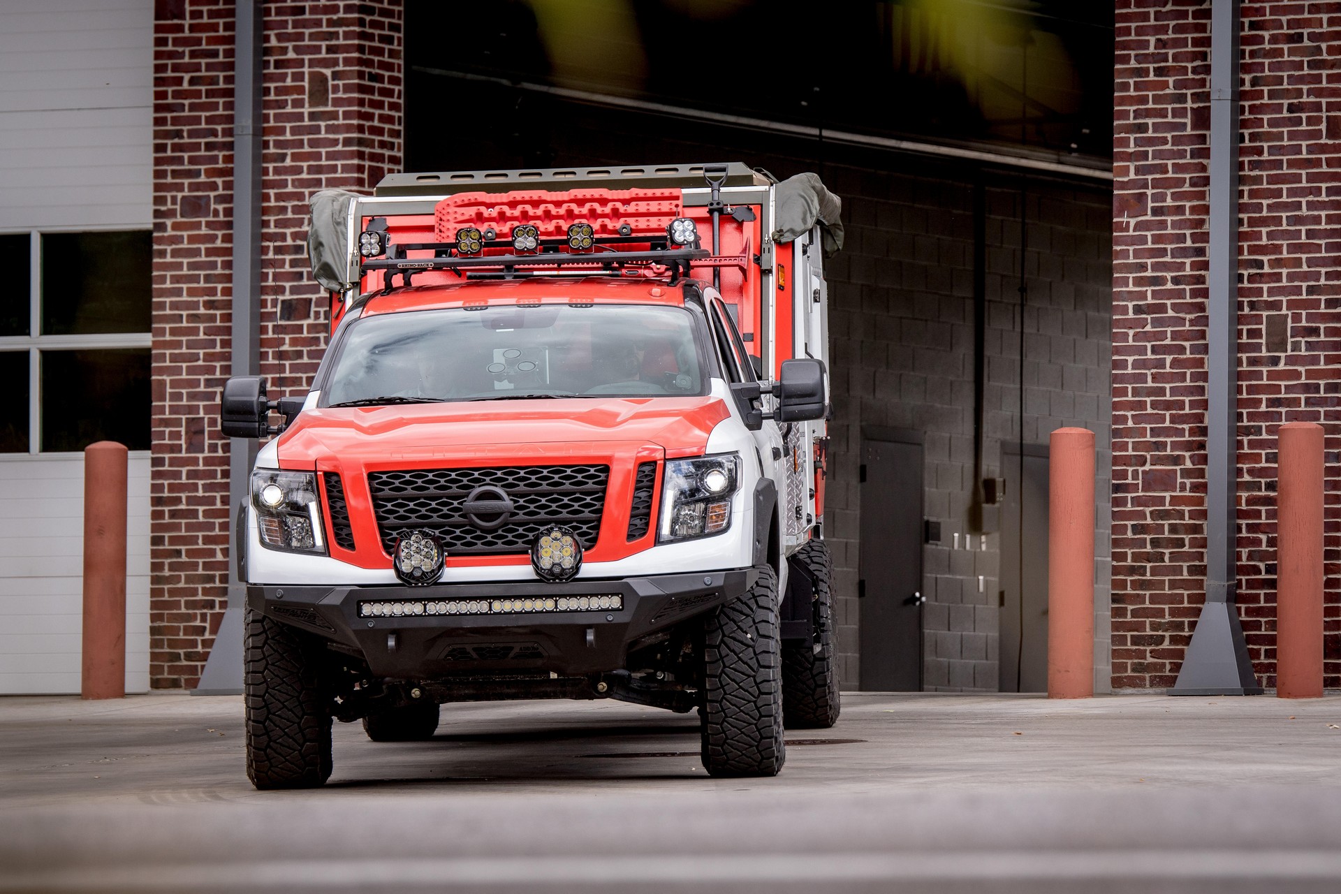 Nissan-Titan-Red-Cross-14 When Disaster Strikes, This Beastly One-Off Nissan Titan Will Come To Your Rescue