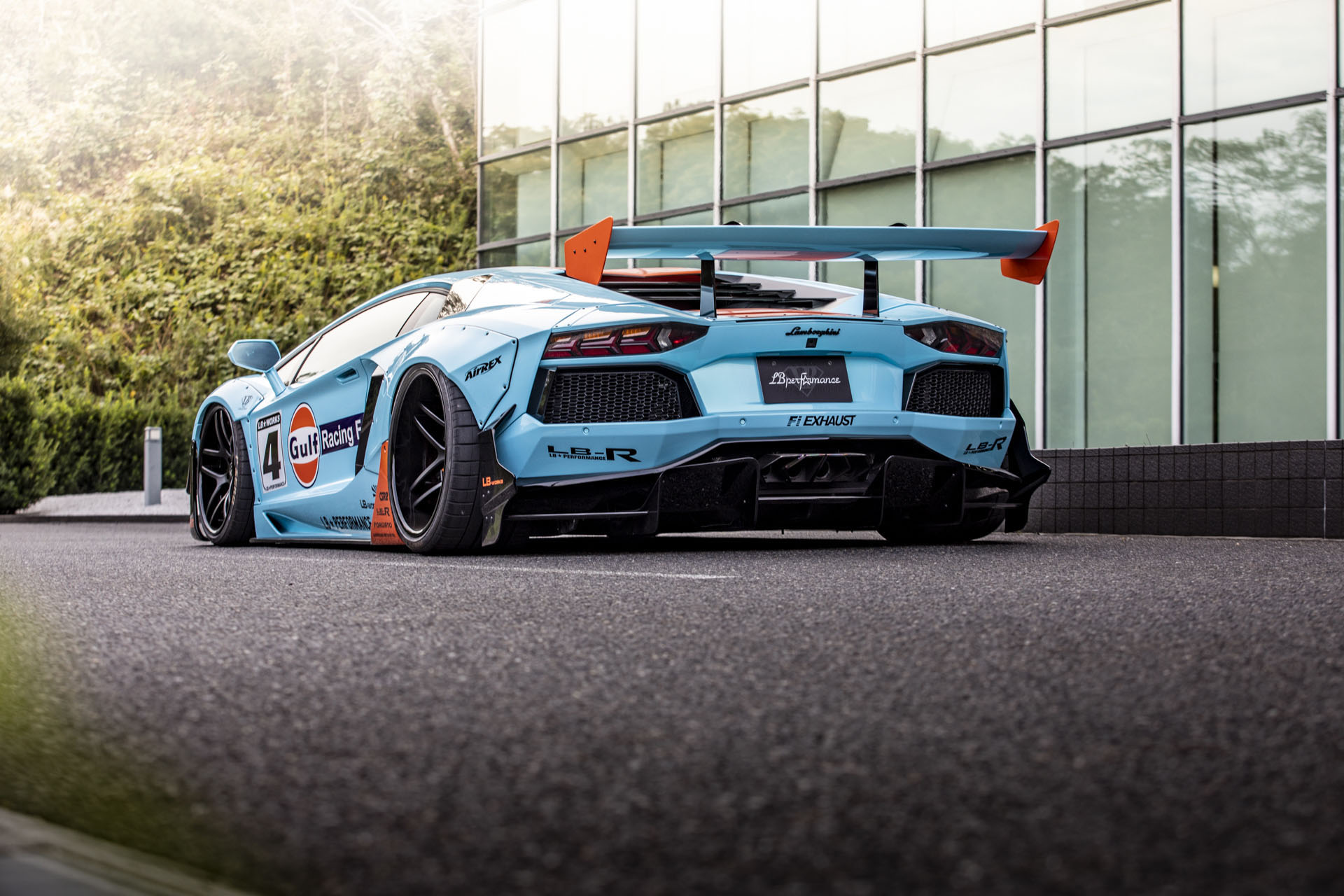 lamborghini-aventador-liberty-walk-gulf-livery-07 Lamborghini Aventador Looks Surprisingly Right In Gulf Livery