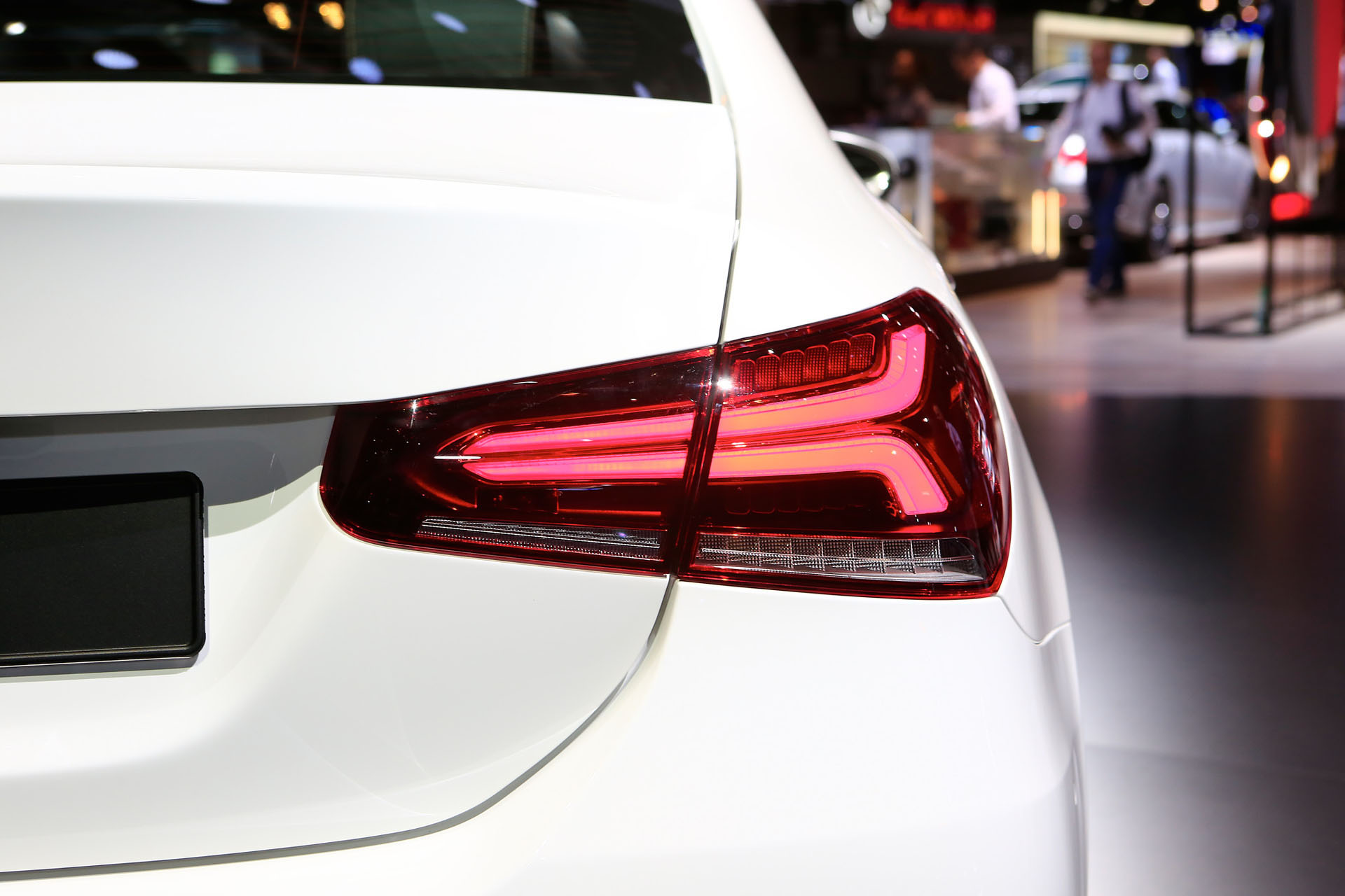 Auto Salon Paris / Mondial Paris Motor Show 2018, France, Paris, 02 2019 Mercedes A-Class Sedan Fits A Whole Lot Of Style Into Its Compact Shape