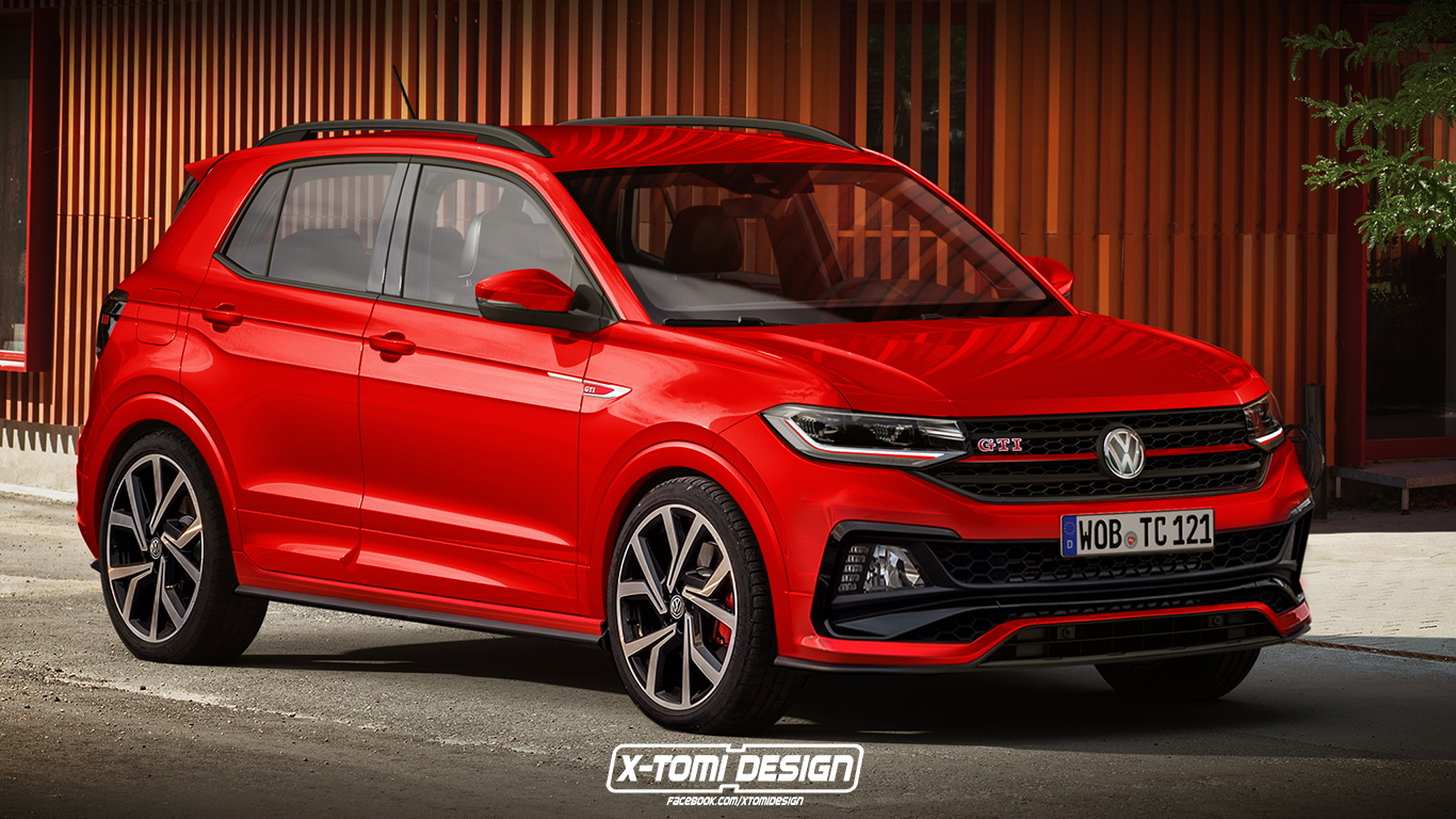 To No One's Surprise, VW T-Cross Gets The Virtual GTI Treatment