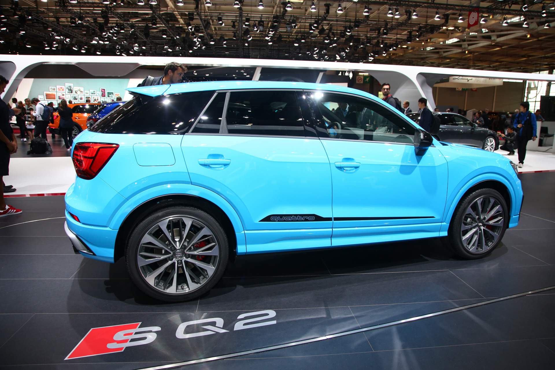 2019 Audi SQ2 at Paris Auto Show 3 New Audi SQ2 Is A Baby SUV That Packs A Mighty Punch