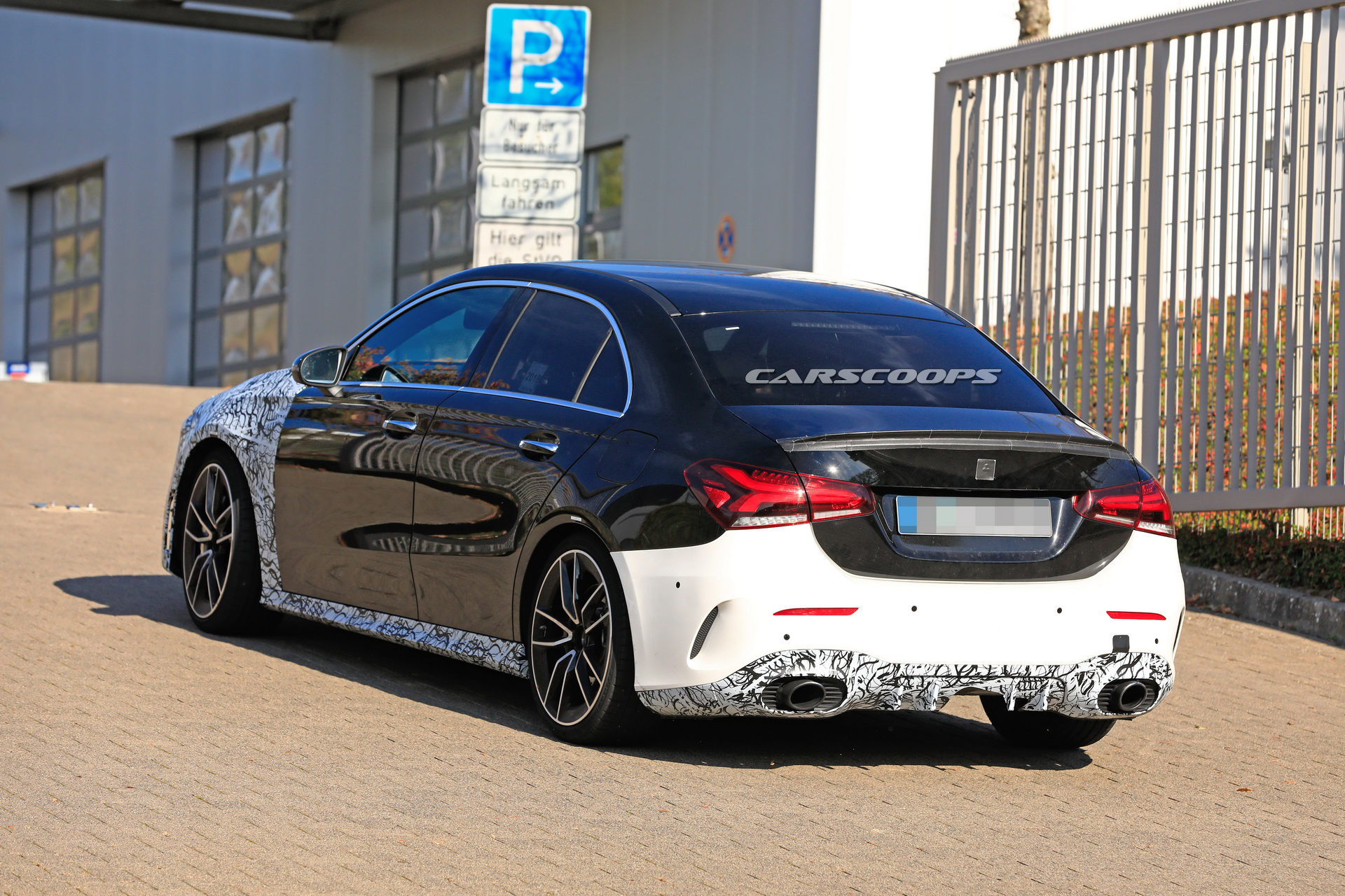 2019 mercedes amg a35 sedan spy 16 2019 Mercedes-AMG A35 Sedan Prototype Leaves Little To The Imagination