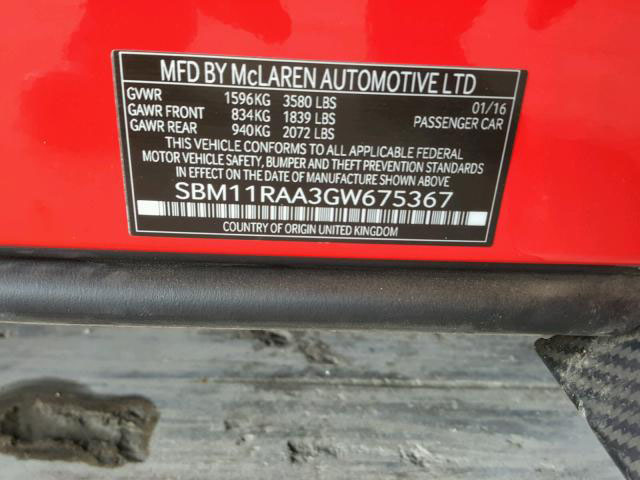 2016-mclaren-675lt-wrecked-copart-09 This McLaren 675LT’s Long Tail (And Nose) Got Shortened A Bit