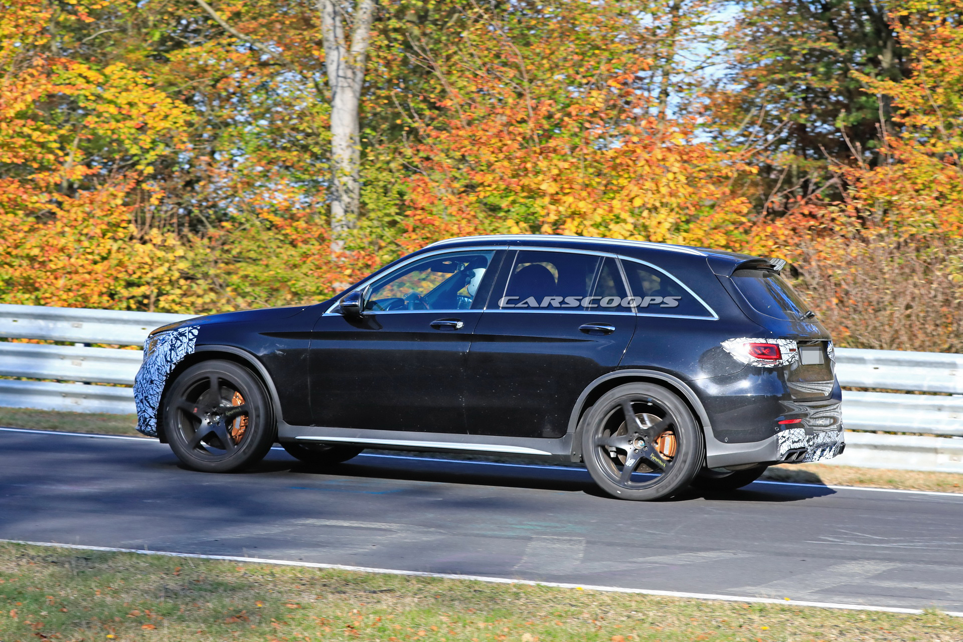 2019 mercedes amg glc63 facelift spy 32 2020 Mercedes-AMG GLC 63 Gets A Mild Makeover, Coming Next Year