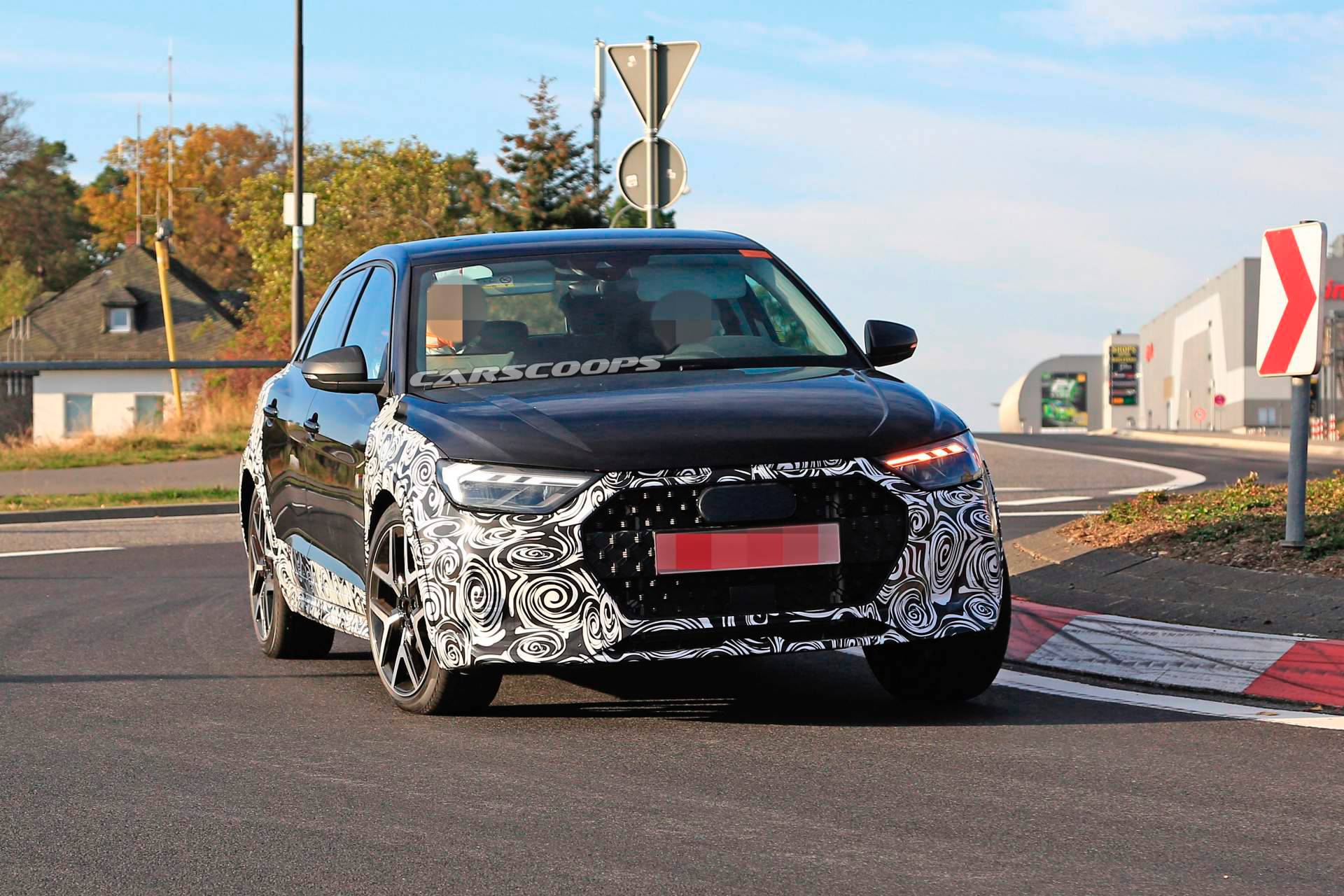 Audi A1 Allroad spy shots 3 All-New Audi A1 Spied Developing An Allroad Personality