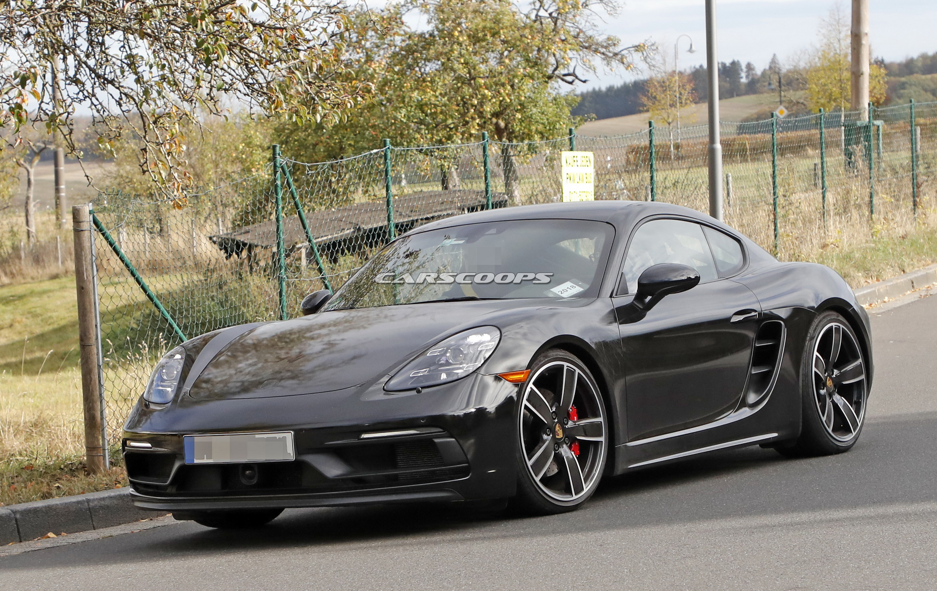 2019 porsche cayman t spy shots 2 2019 Porsche 718 Cayman T Prototype Caught On Its Way To The Track