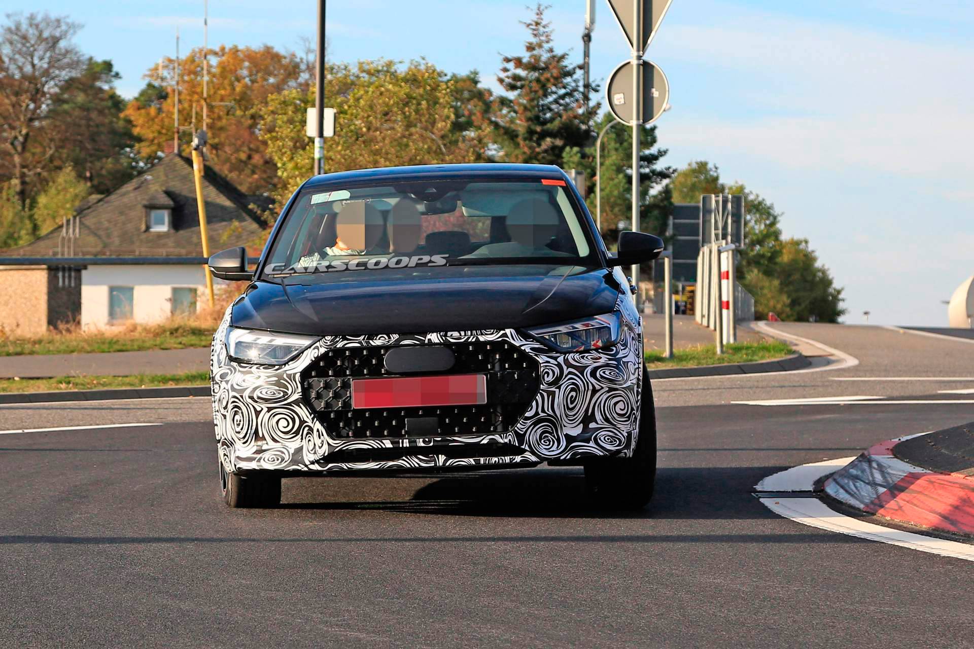 Audi A1 Allroad spy shots 2 All-New Audi A1 Spied Developing An Allroad Personality