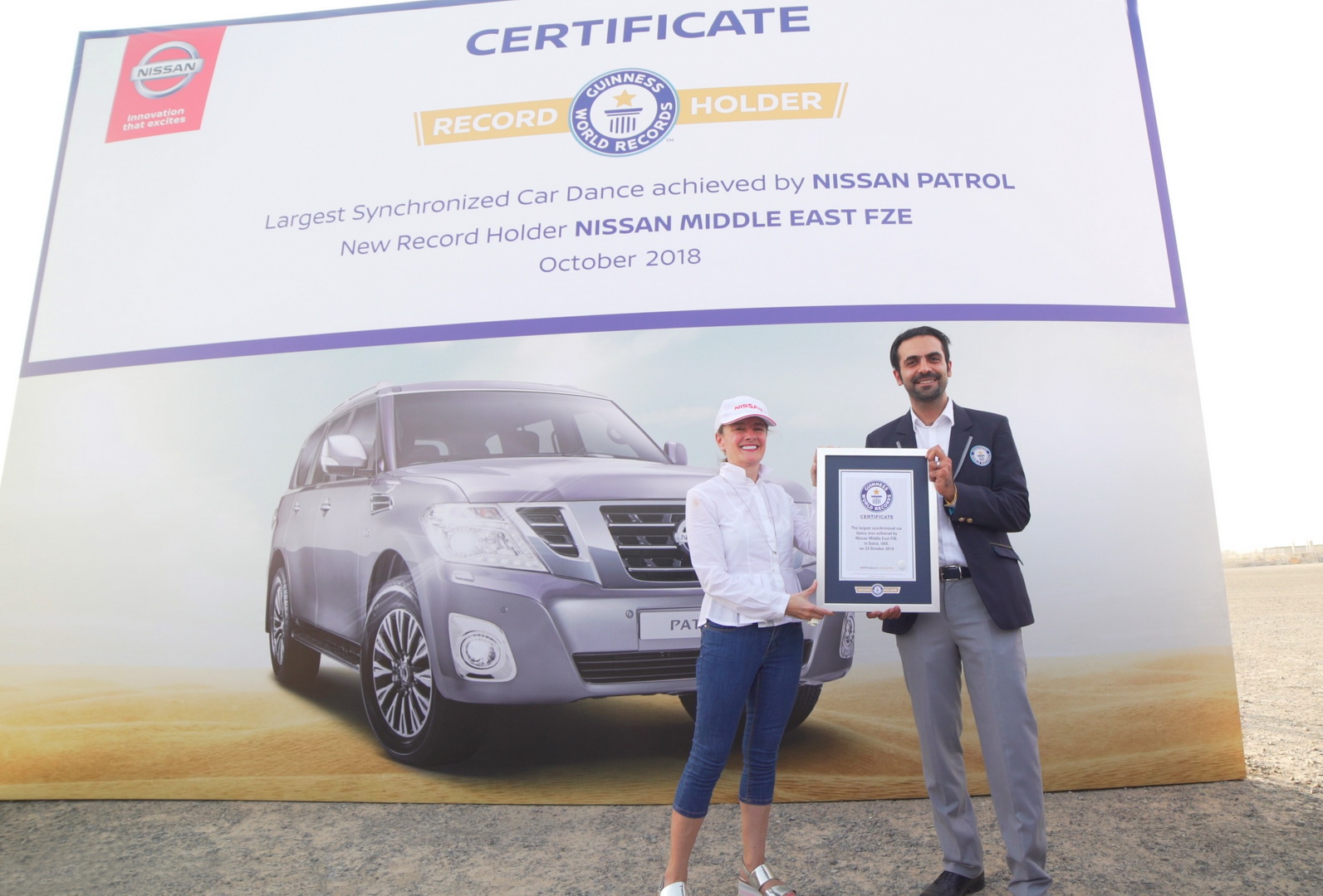 nissan patrol guinness world record middle east 3 Nissan Patrol Sets Guinness World Record For… Synchronized Dancing?