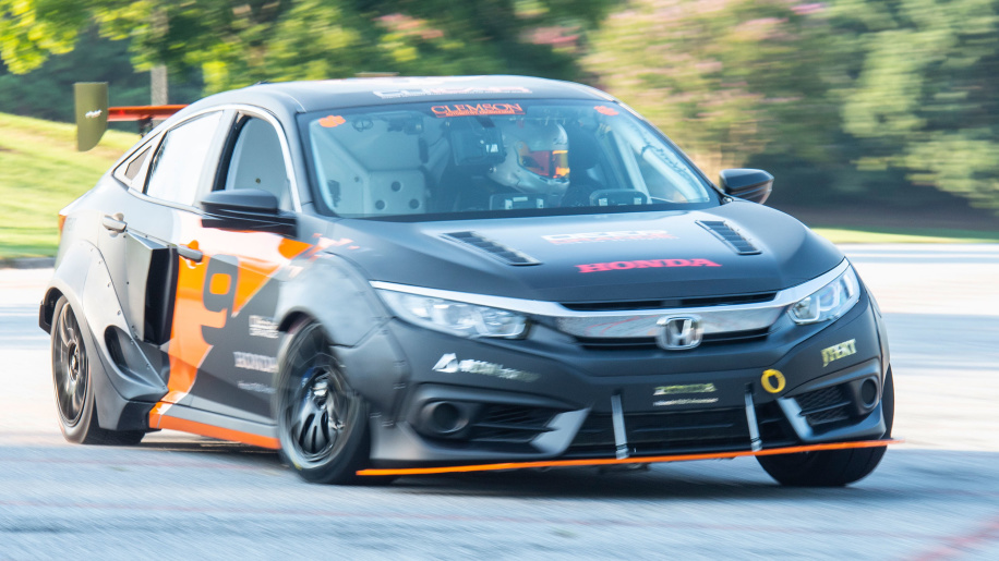 Honda-Civic-Clemson-University-7 University Students Create 600 HP Hybrid Honda Civic RallyCross Car