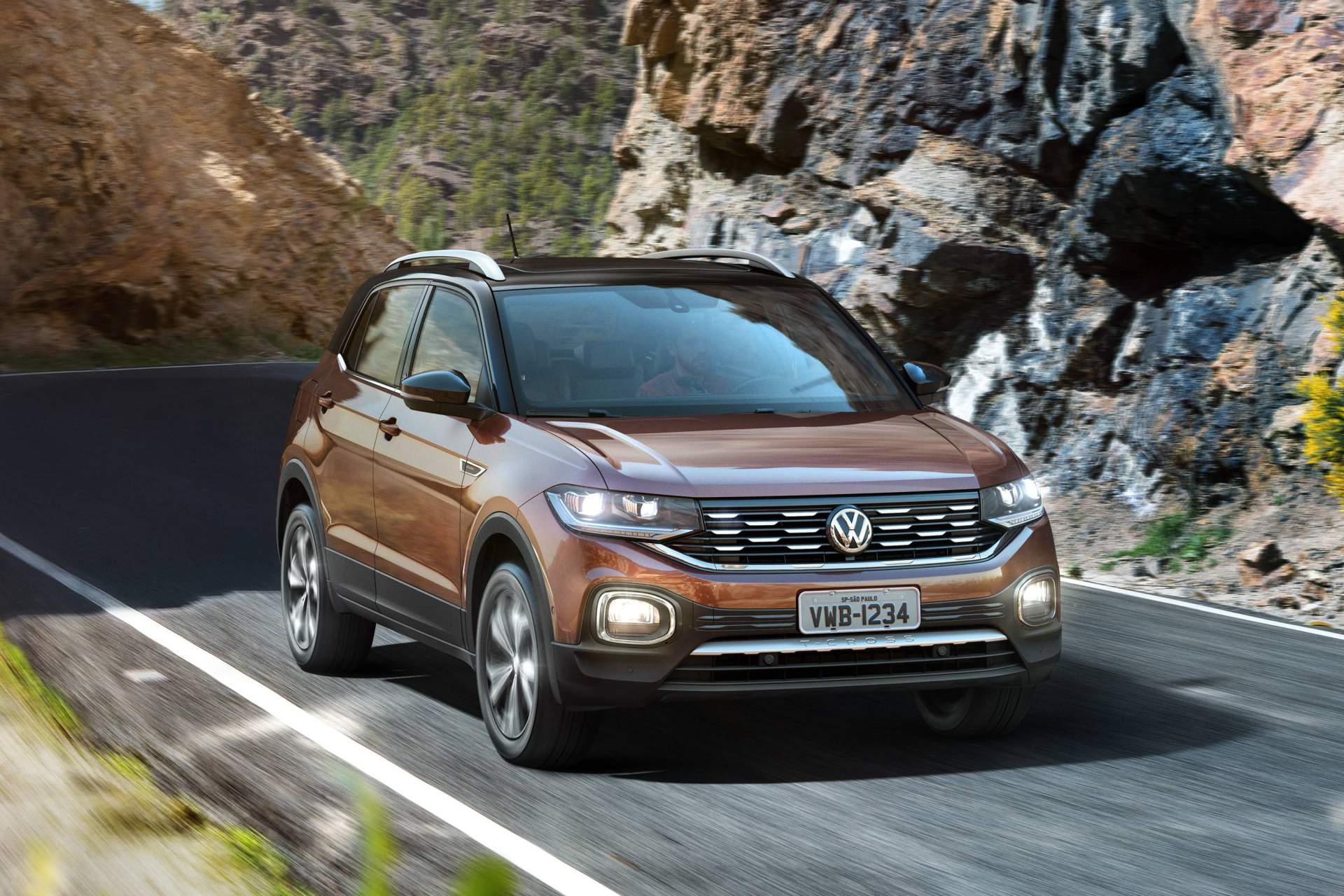 China’s VW T-Cross Has Tiguan-Like Face, See How South America’s Model Looks Too