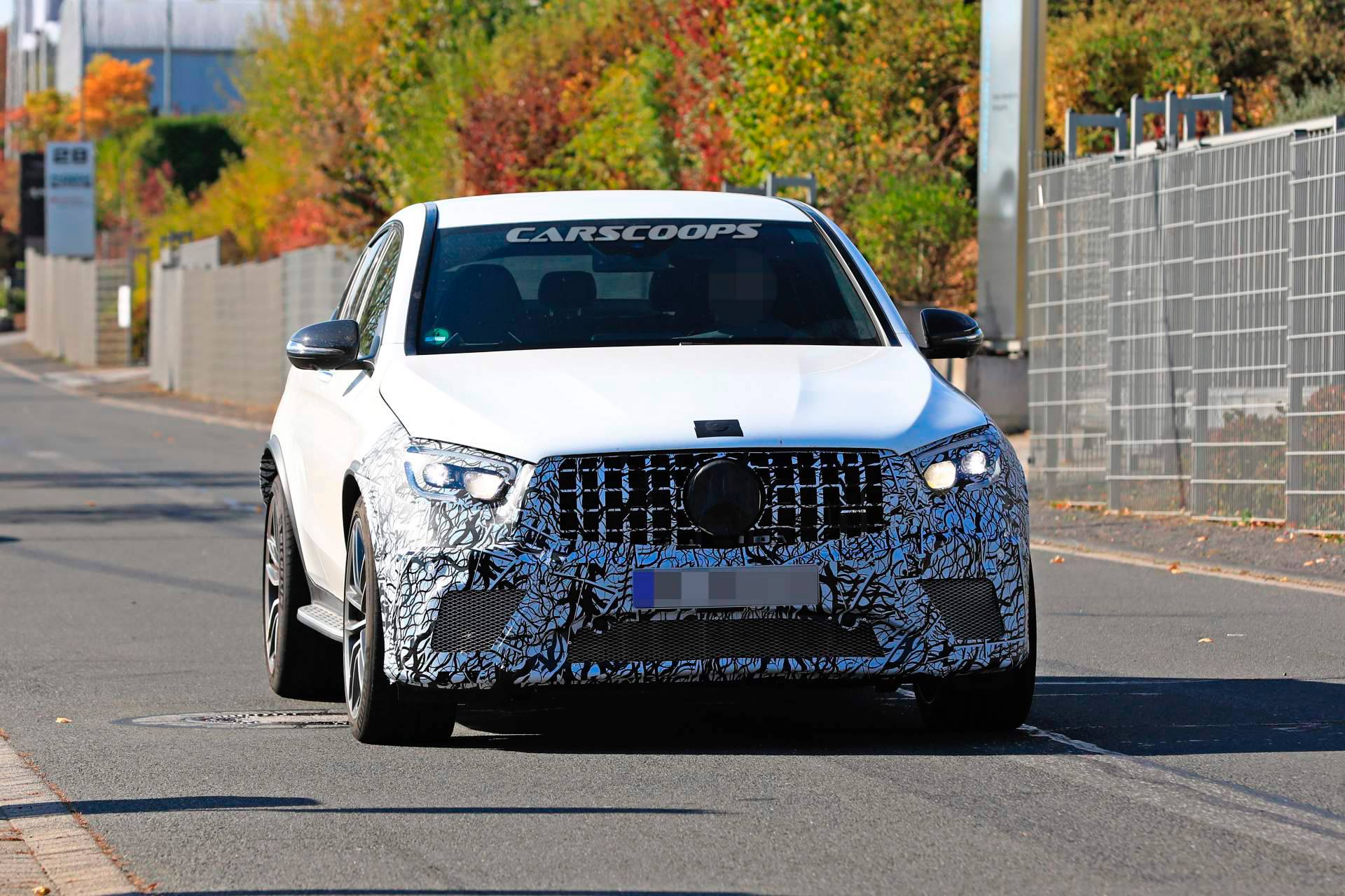2020 Mercedes-AMG GLC63 Coupe spy shots 7 Mercedes-AMG Is Already Testing The Facelifted 2020 GLC63 Coupe