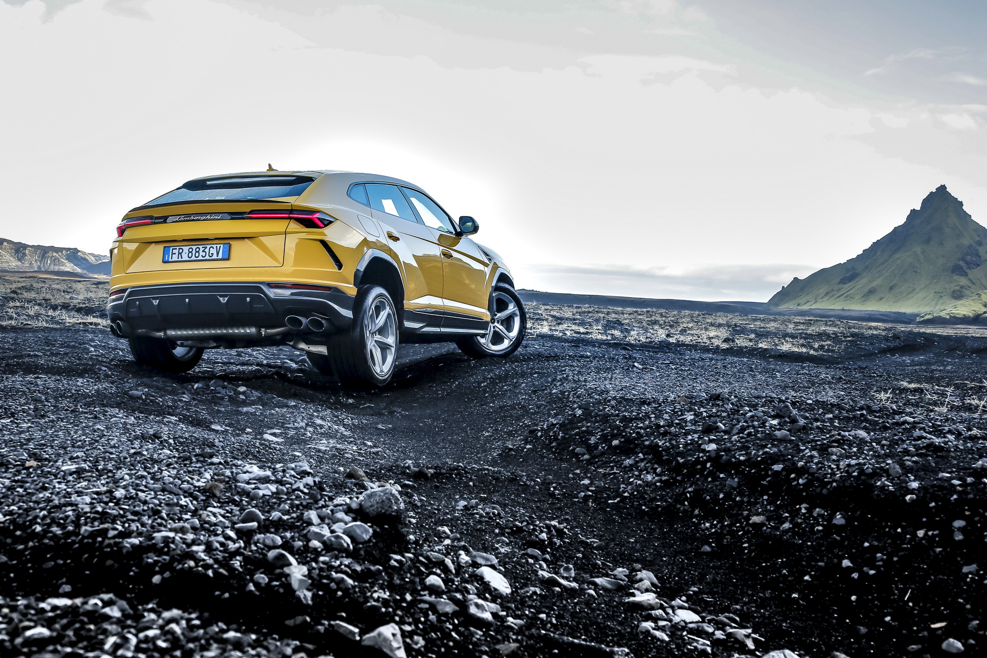 lamborghini sends urus to iceland 40 Lamborghini Sends Small Army Of Urus SUVs To Conquer Iceland