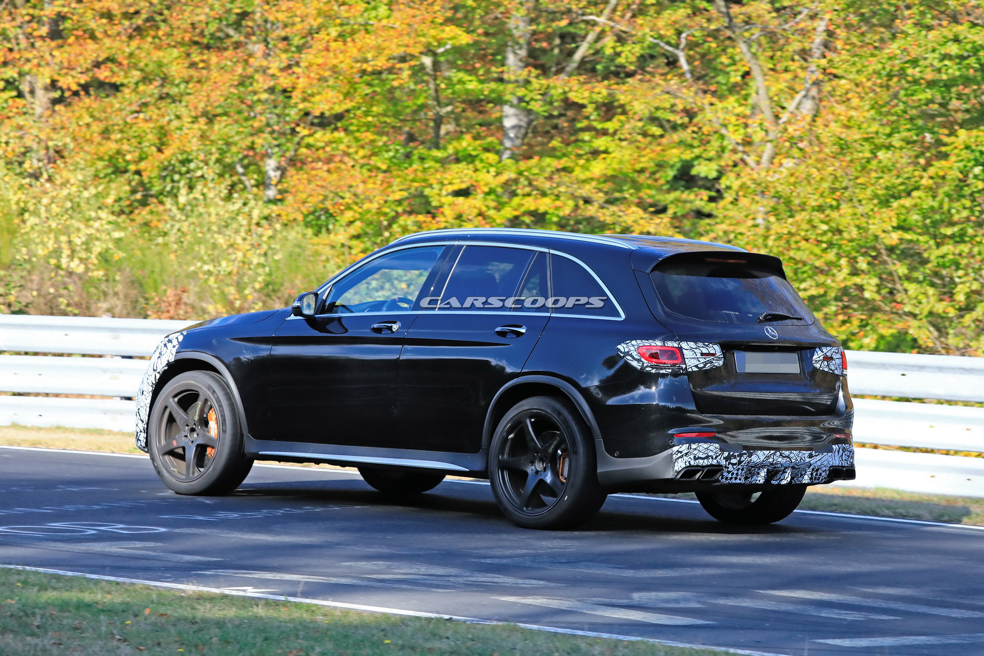 2019 mercedes amg glc63 facelift spy 31 2020 Mercedes-AMG GLC 63 Gets A Mild Makeover, Coming Next Year
