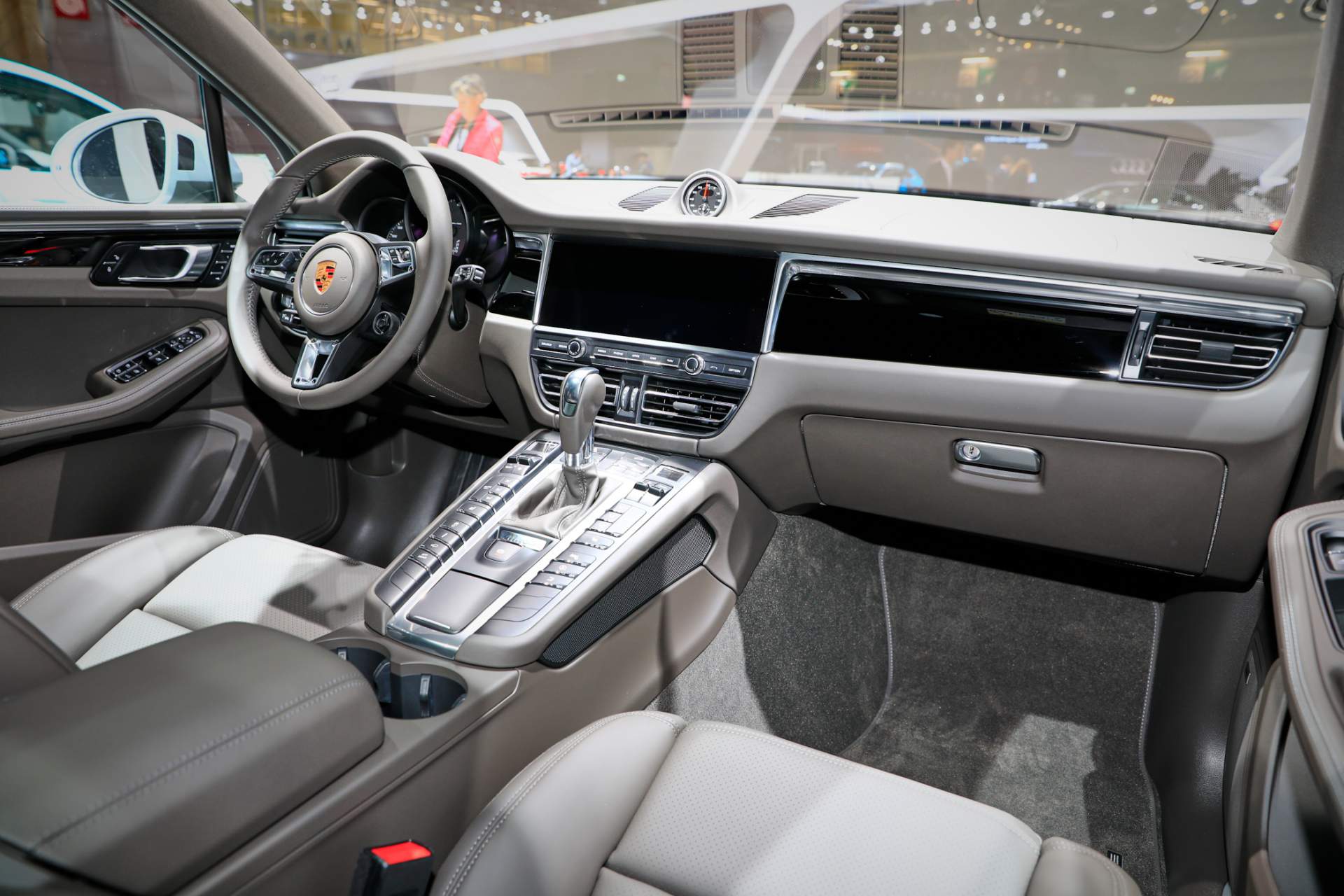 Auto Salon Paris / Mondial Paris Motor Show 2018, France, Paris, 02 2019 Porsche Macan Debuts In Europe With 245 PS 2.0L Turbo-Four