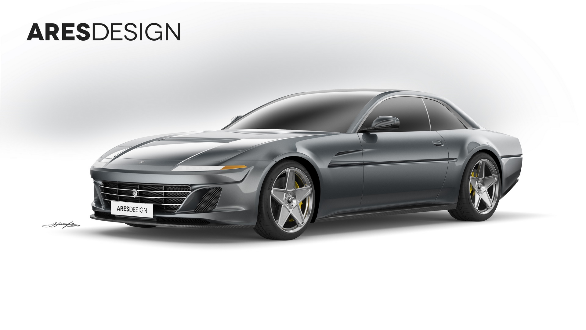 ferrari gtc4lusso project pony ares design 4 Ferrari GTC4Lusso Turned Into A Modern-Day 412 By Ares Design