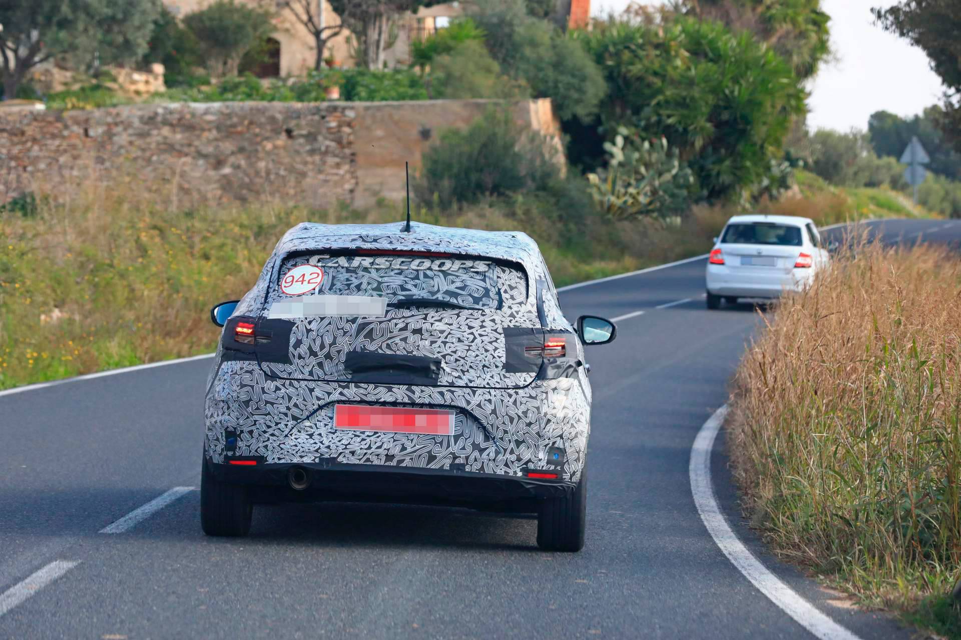 2019 Renault Clio spy shots 1 2019 Renault Clio Spied Looking More Familiar As It Drops Padded Camo