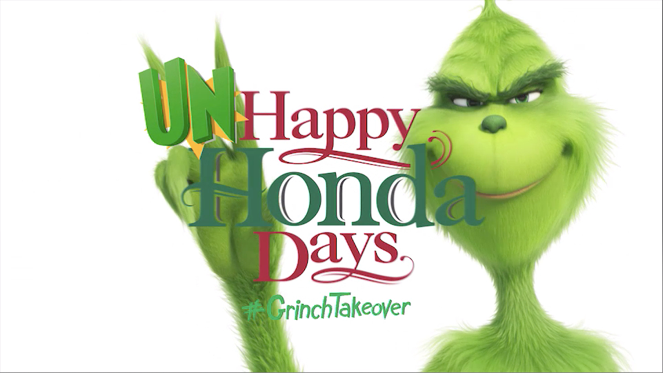 honda grinch holiday campaign 2 Grinch Wants To Ruin Your Honda Buying Experience For The Holidays