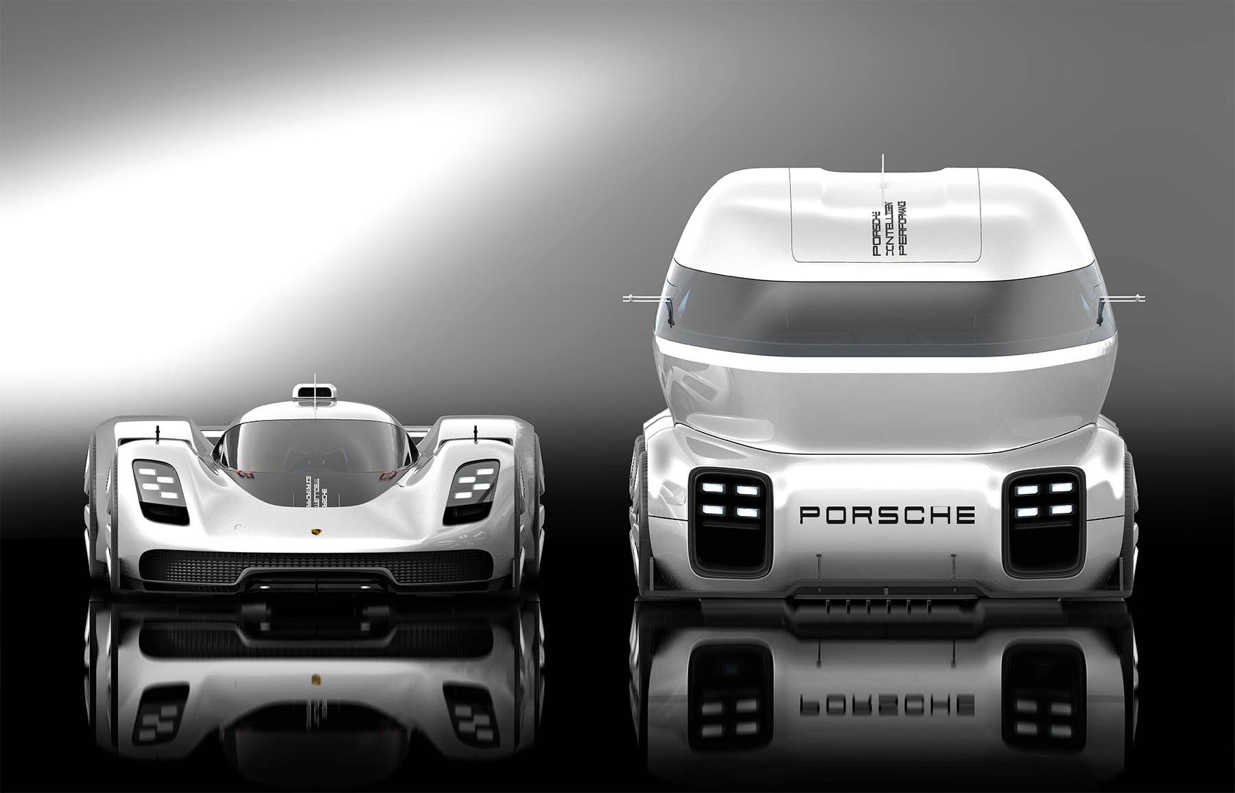 Porsche GT Vision Truck by Alexander Imnadze 9 Porsche GT Vision Truck Would Haul Le Mans Racers And Then Race, Too